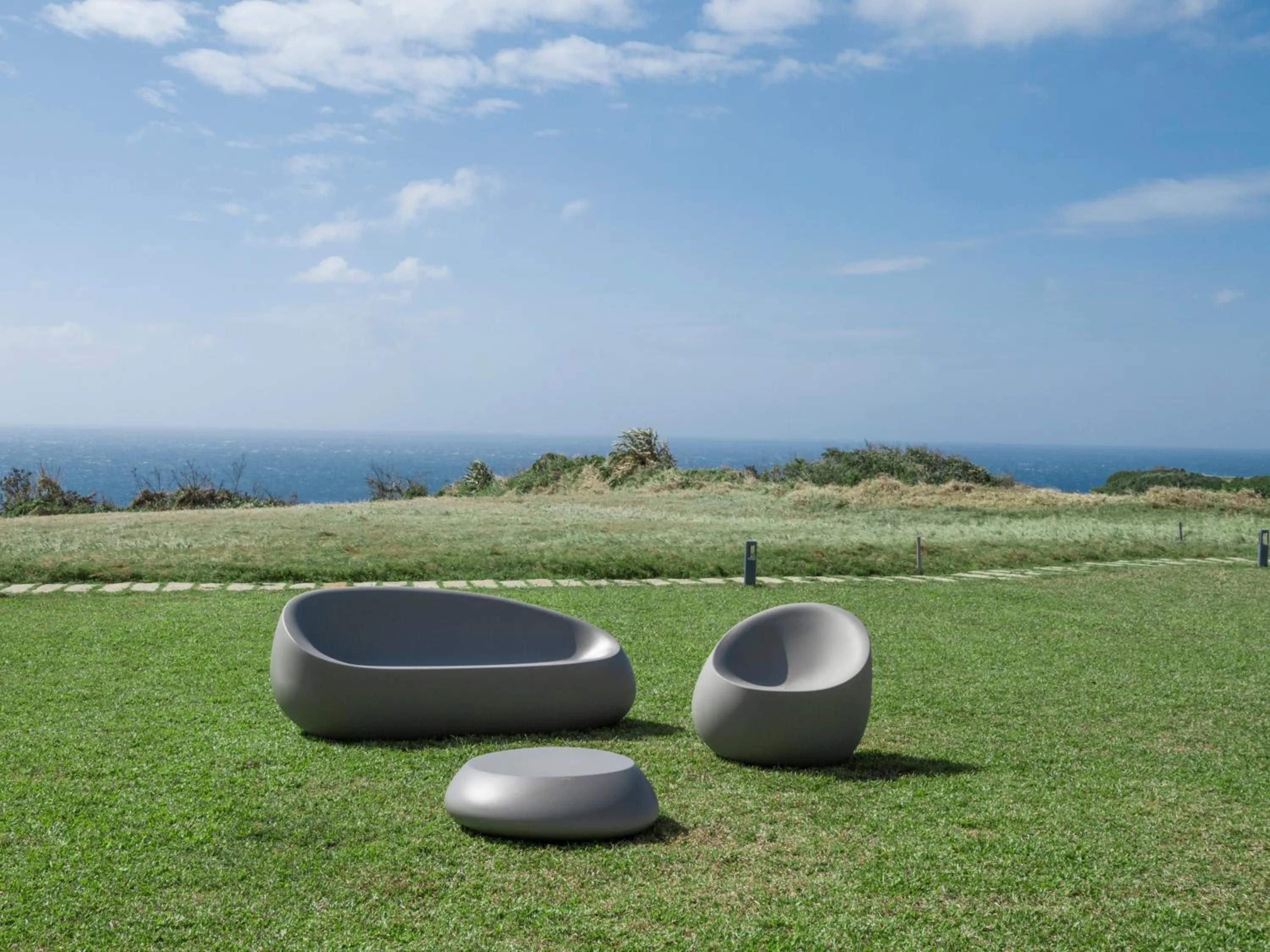 Patio in Sunlight On the Peninsula