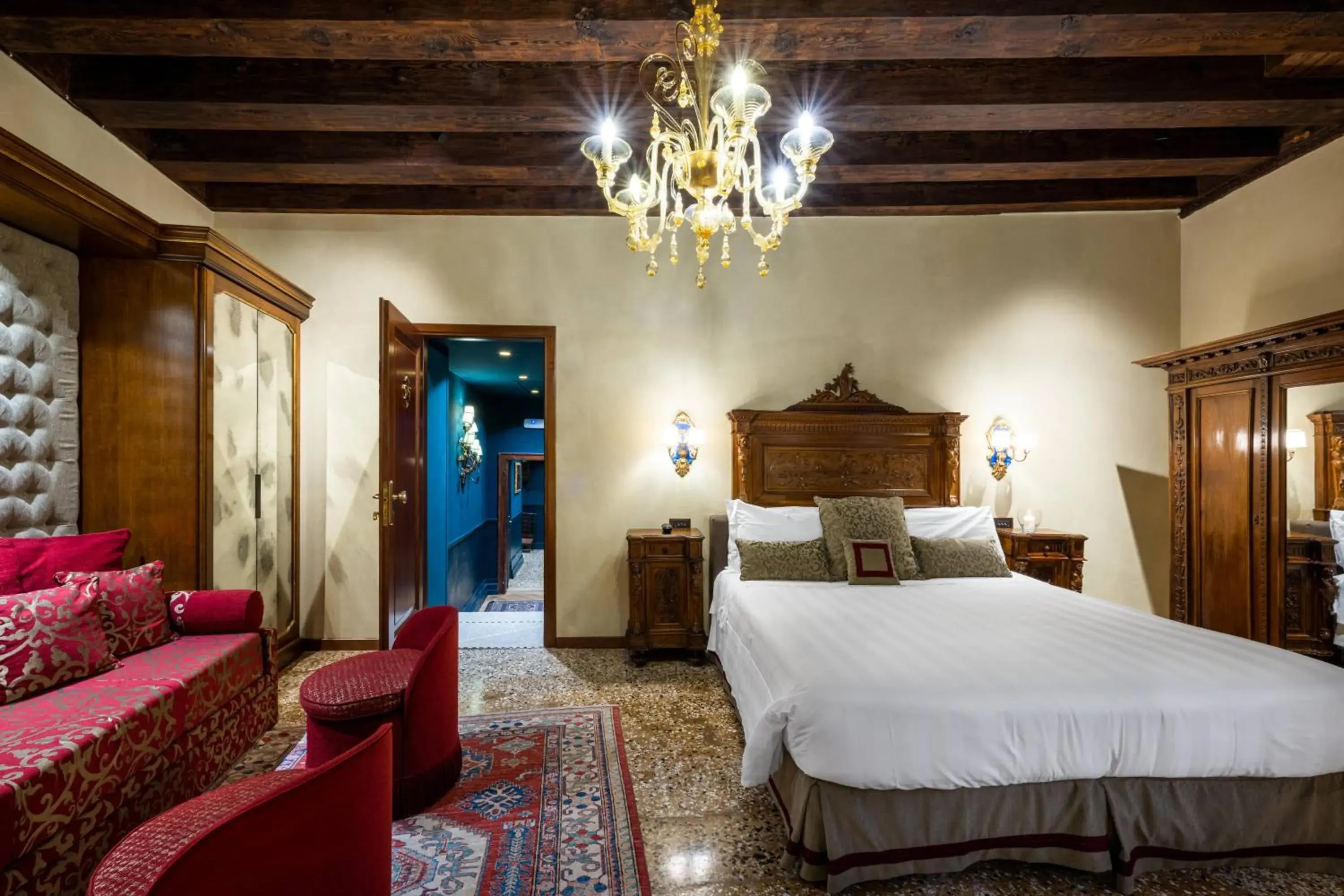 Bedroom, Bed in Hotel Palazzo Priuli Bedroom, Bed in Hotel Palazzo Priuli