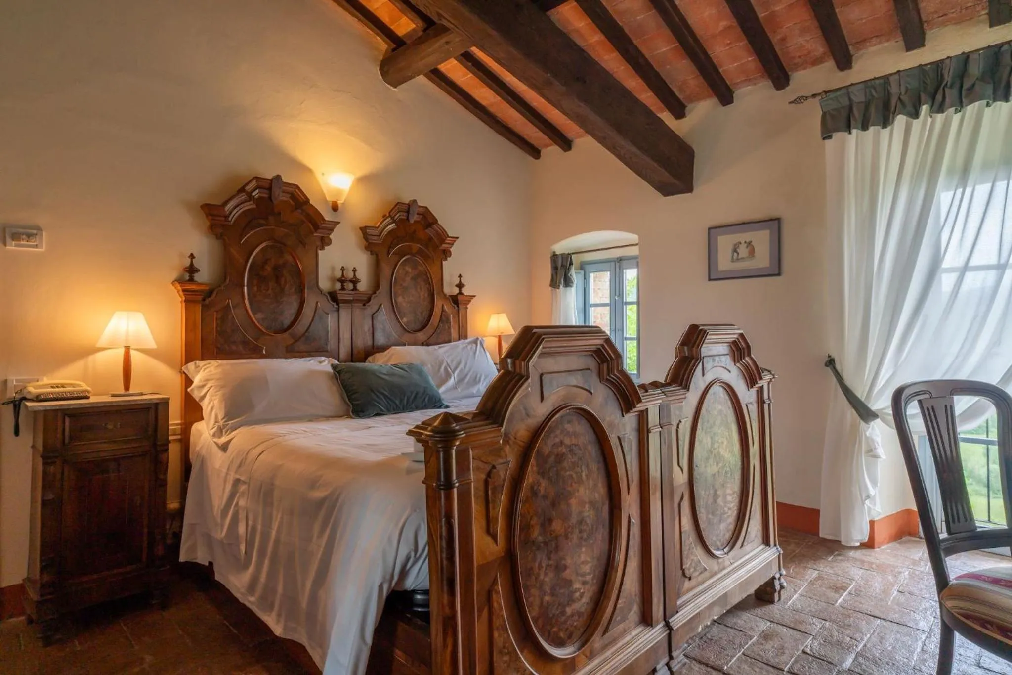 Bed in Relais CastelBigozzi