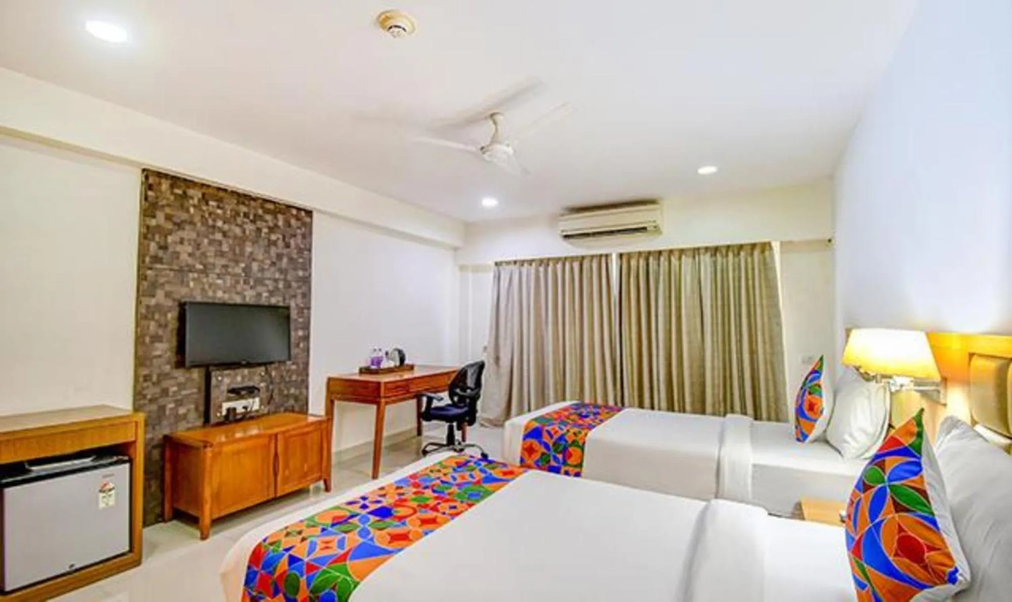 Bed in FabHotel Indeedcare Hotel & Resorts - Nr Kolkata Airport