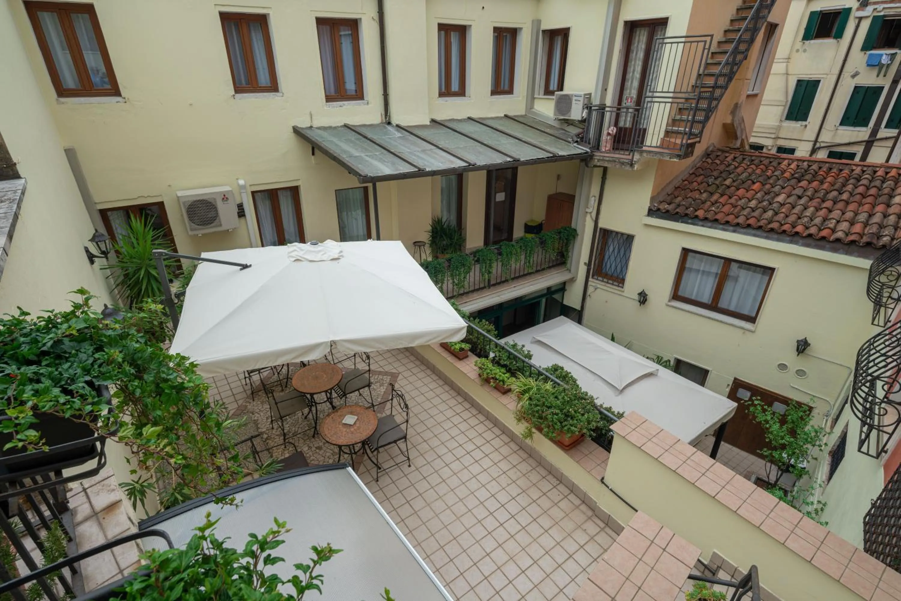 Balcony/Terrace in Locanda Herion