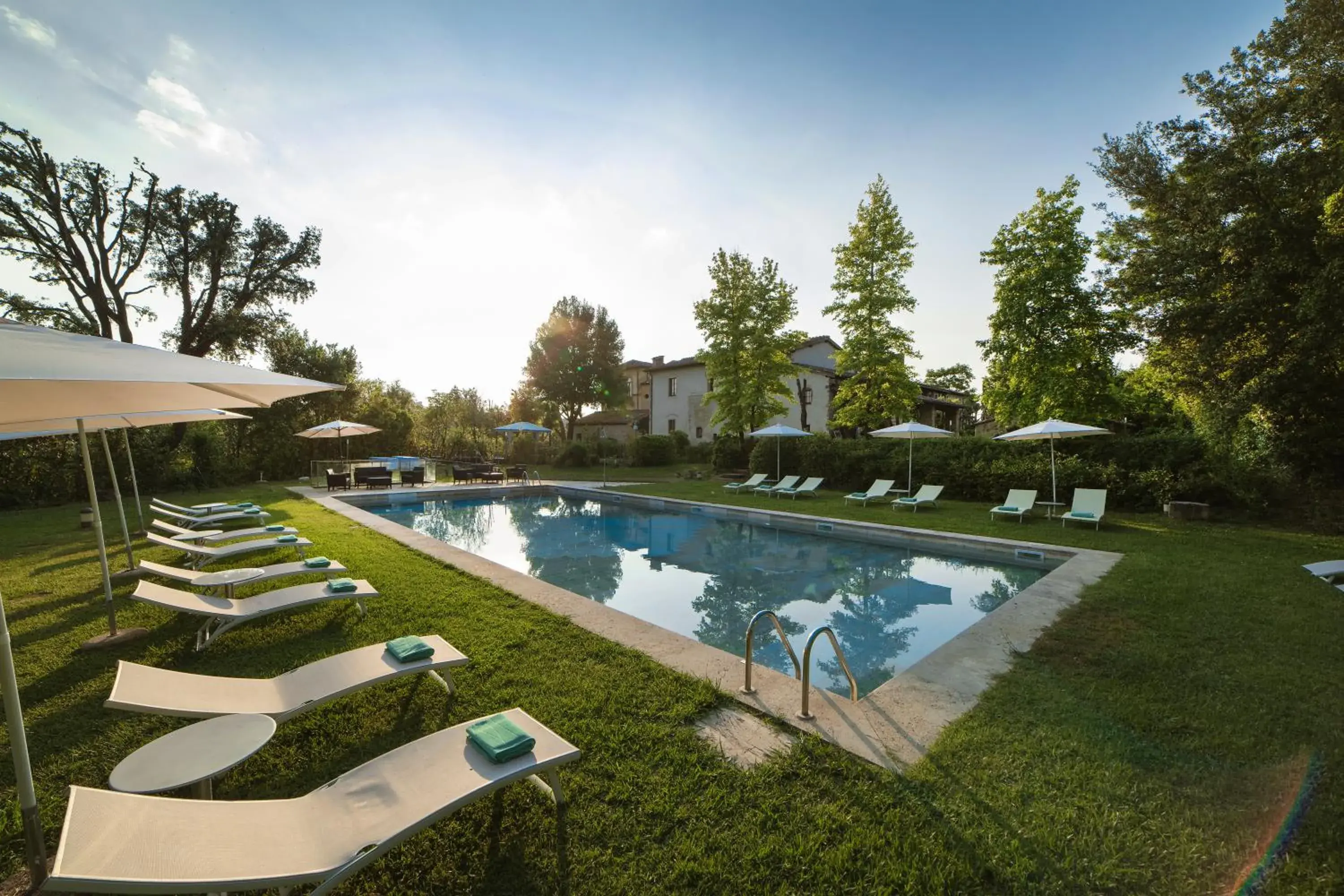 Pool view in Relais Della Rovere Pool view in Relais Della Rovere