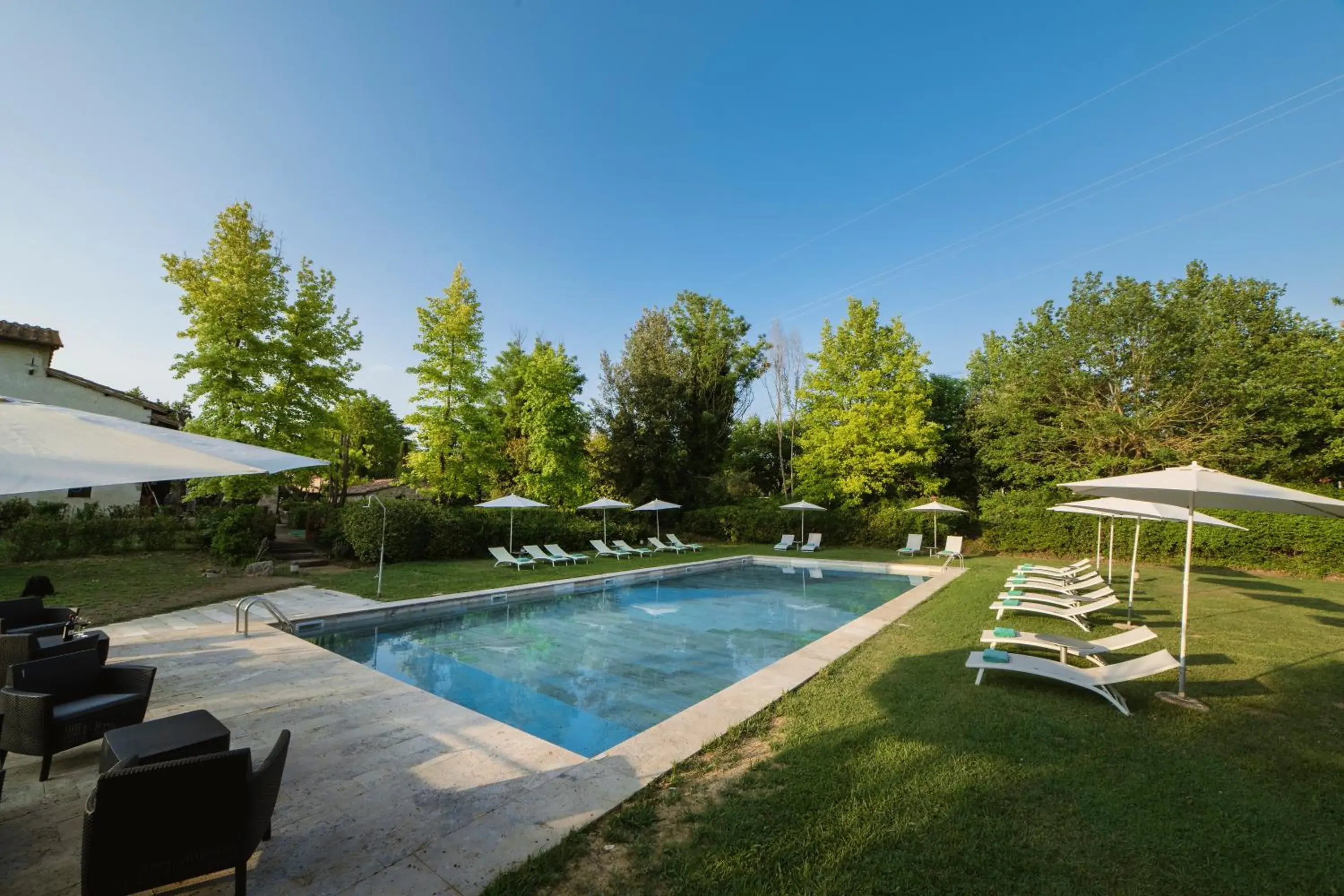 Swimming pool in Relais Della Rovere Swimming pool in Relais Della Rovere