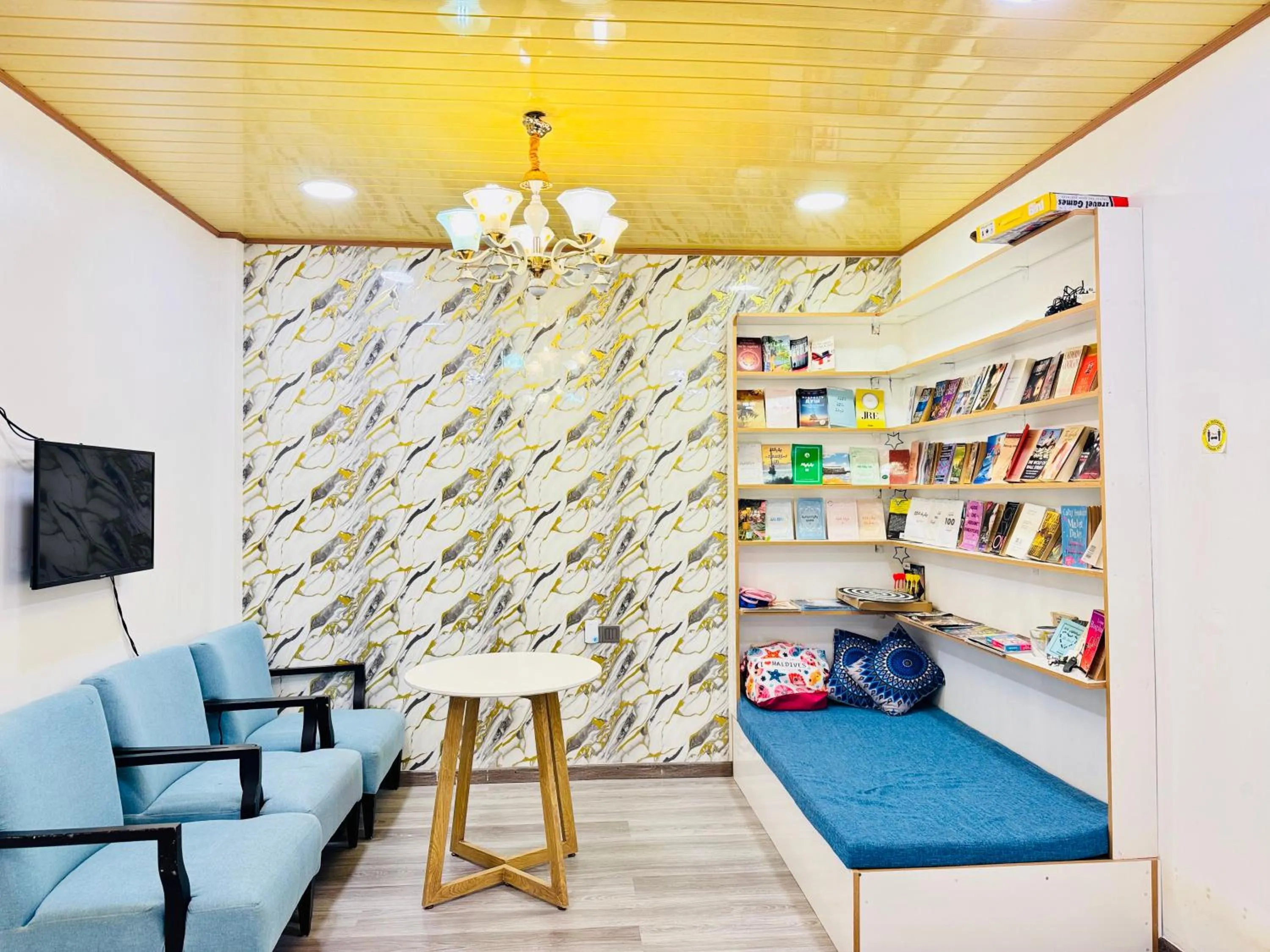 Library in VIVA Beach Maldives