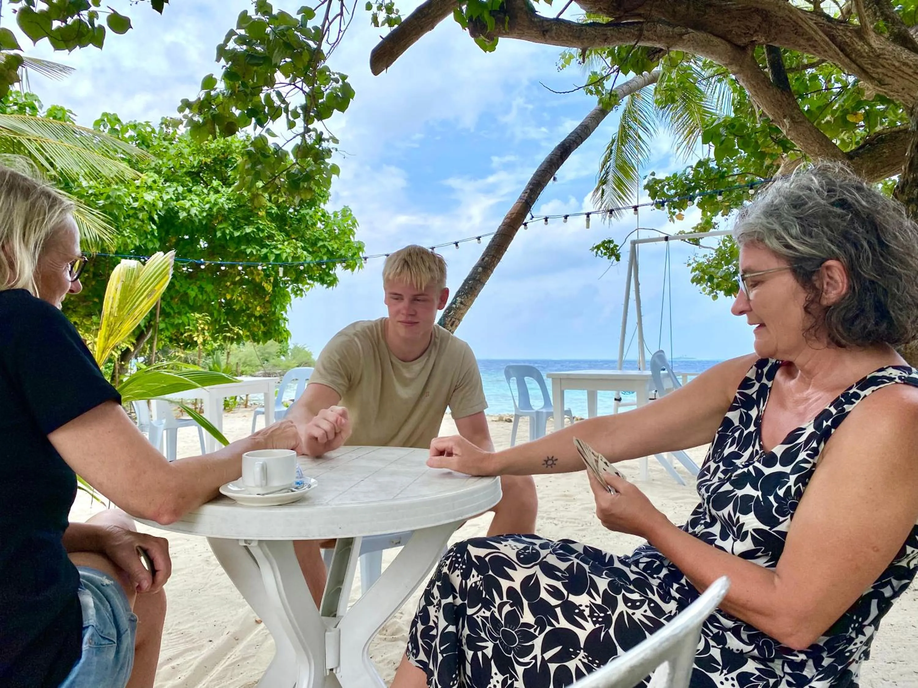 Seating area in VIVA Beach Maldives
