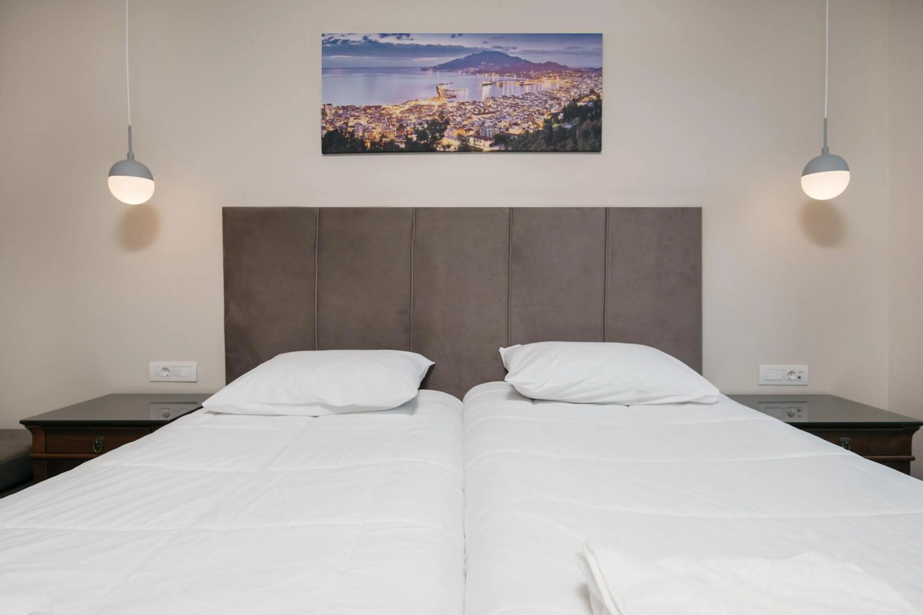 Bed in Tesoro Hotel Zakynthos