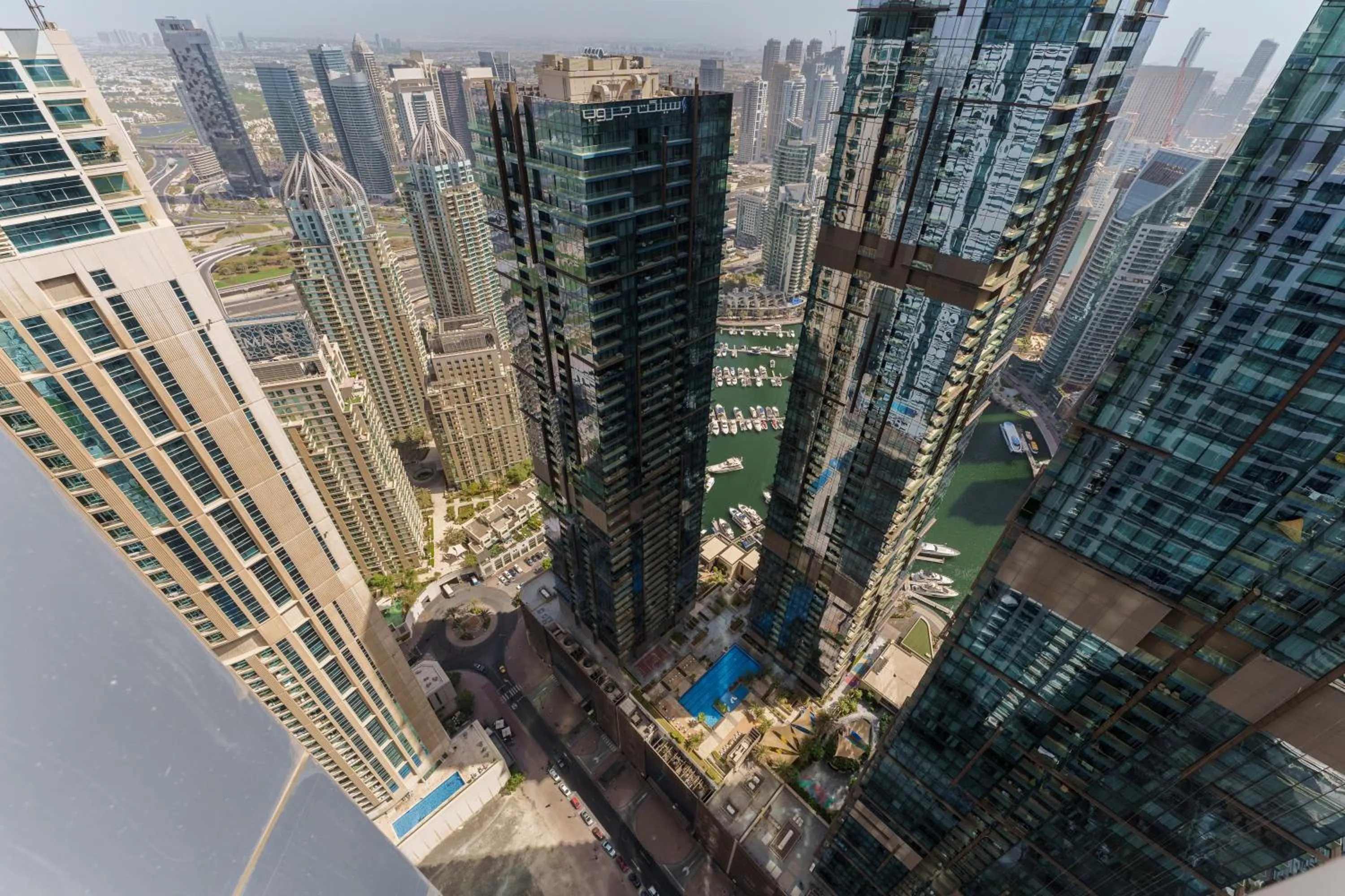 City view in Marco Polo - Your luxurious high-floor escape in Dubai Marina