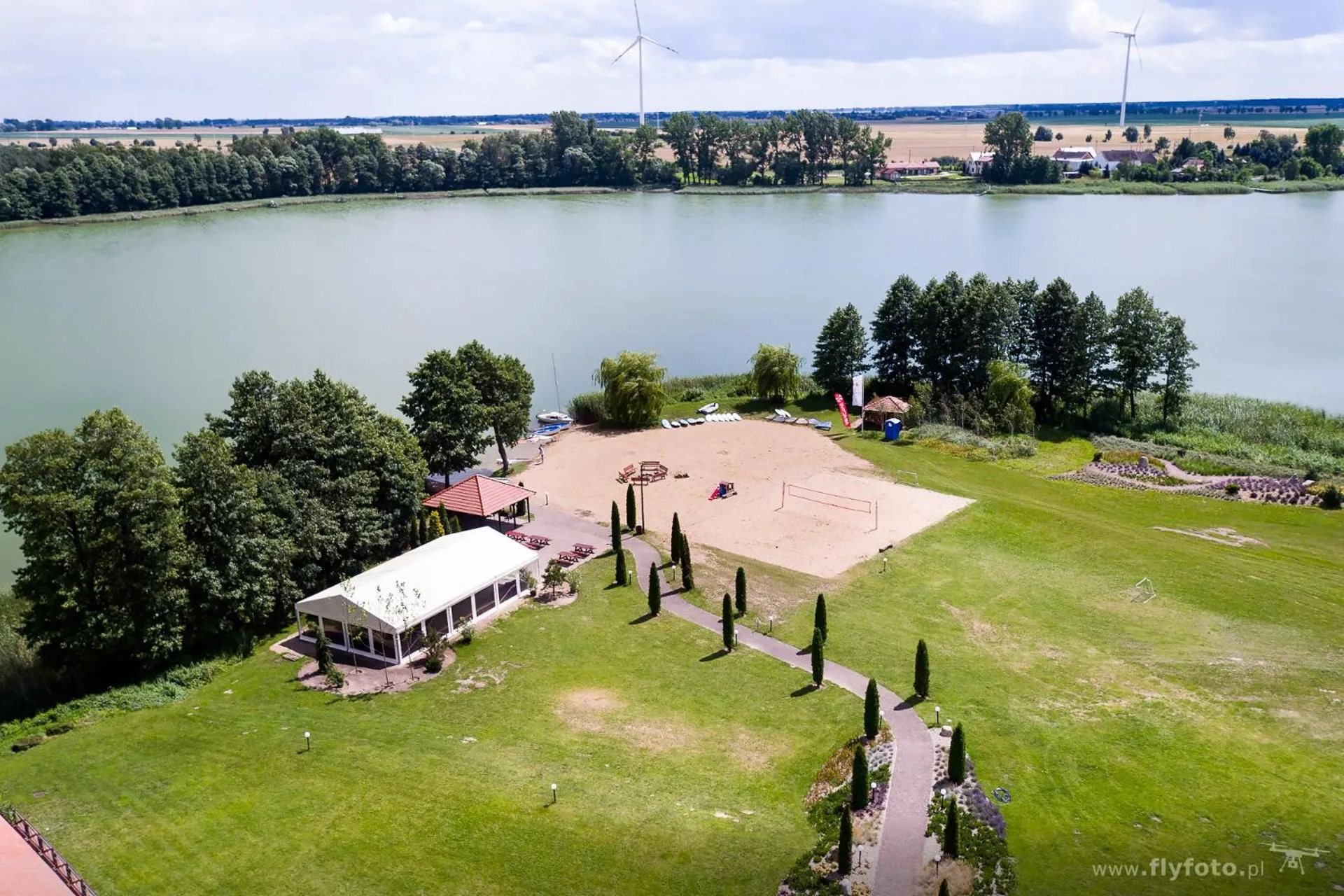 Bird's eye view in Hotel Sypniewo