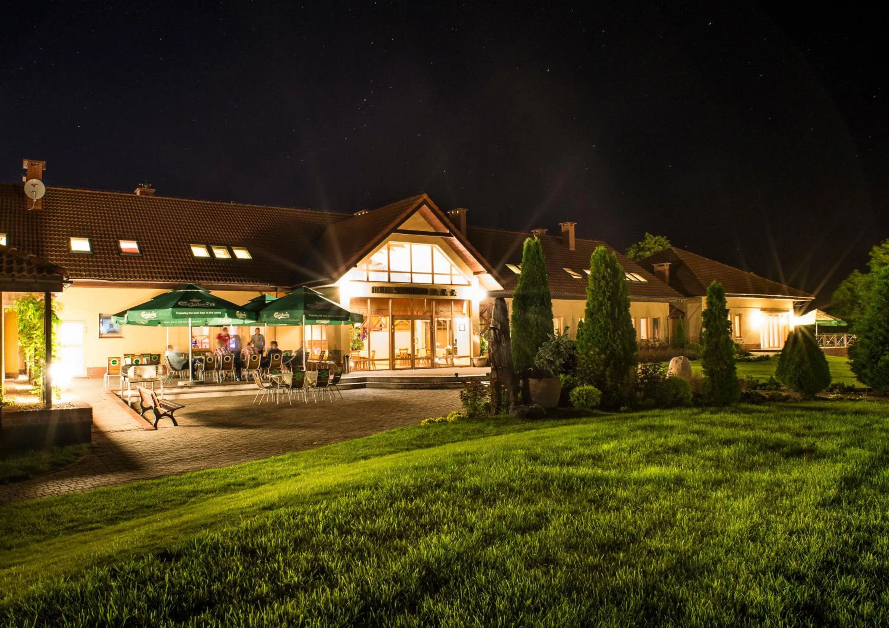 Balcony/Terrace in Hotel Sypniewo