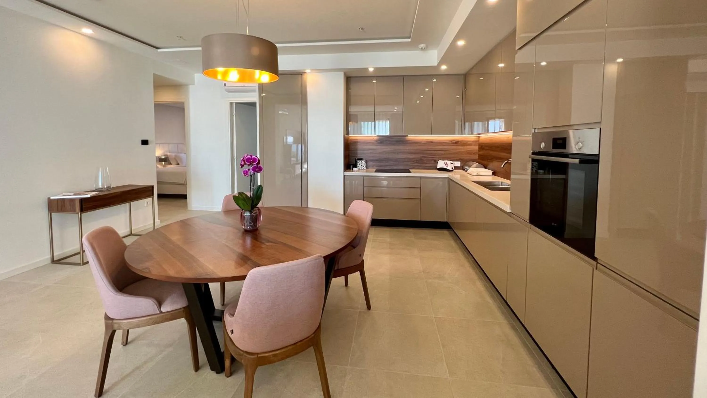 Seating area in Sunraf Luxe Apartments