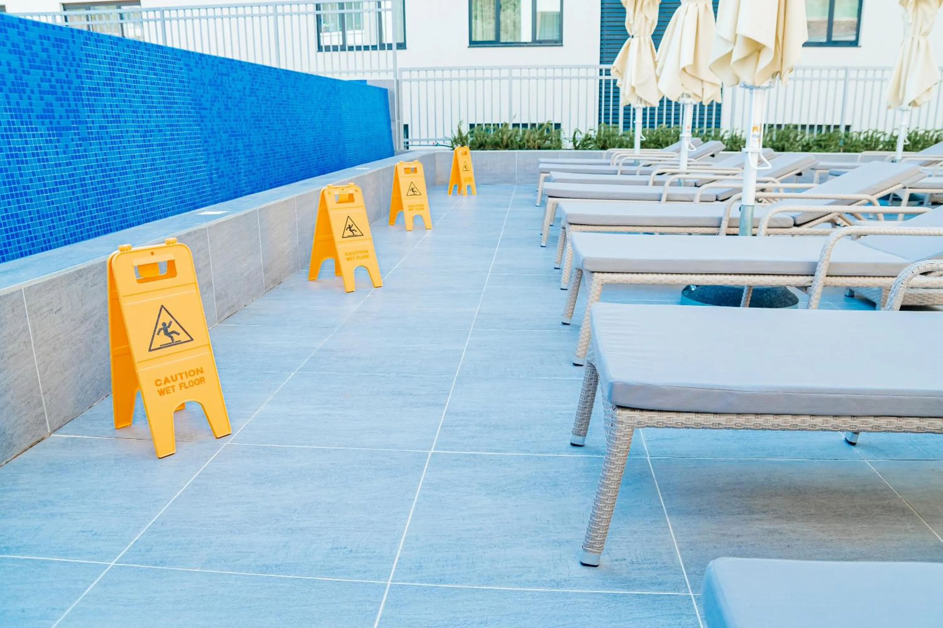 Swimming pool in Sunraf Luxe Apartments