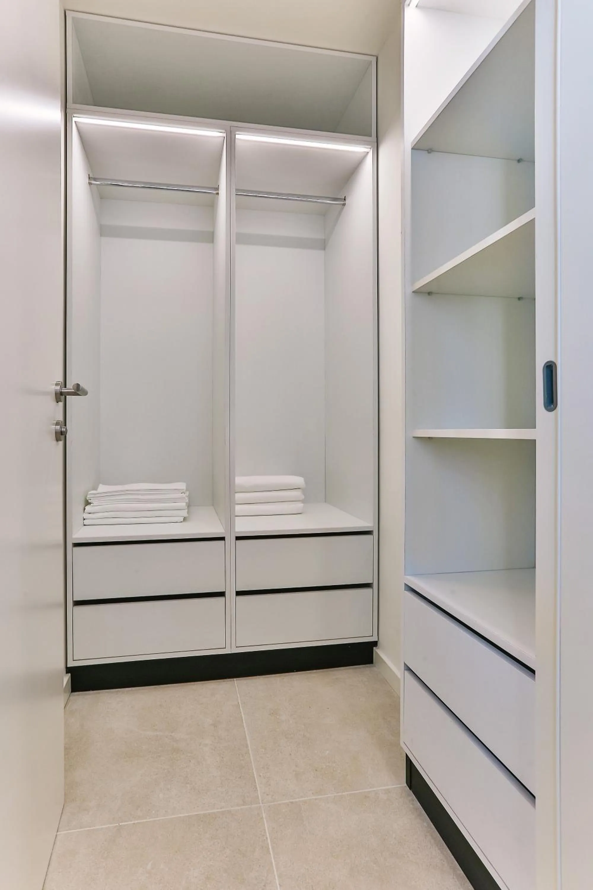 wardrobe in Sunraf Luxe Apartments