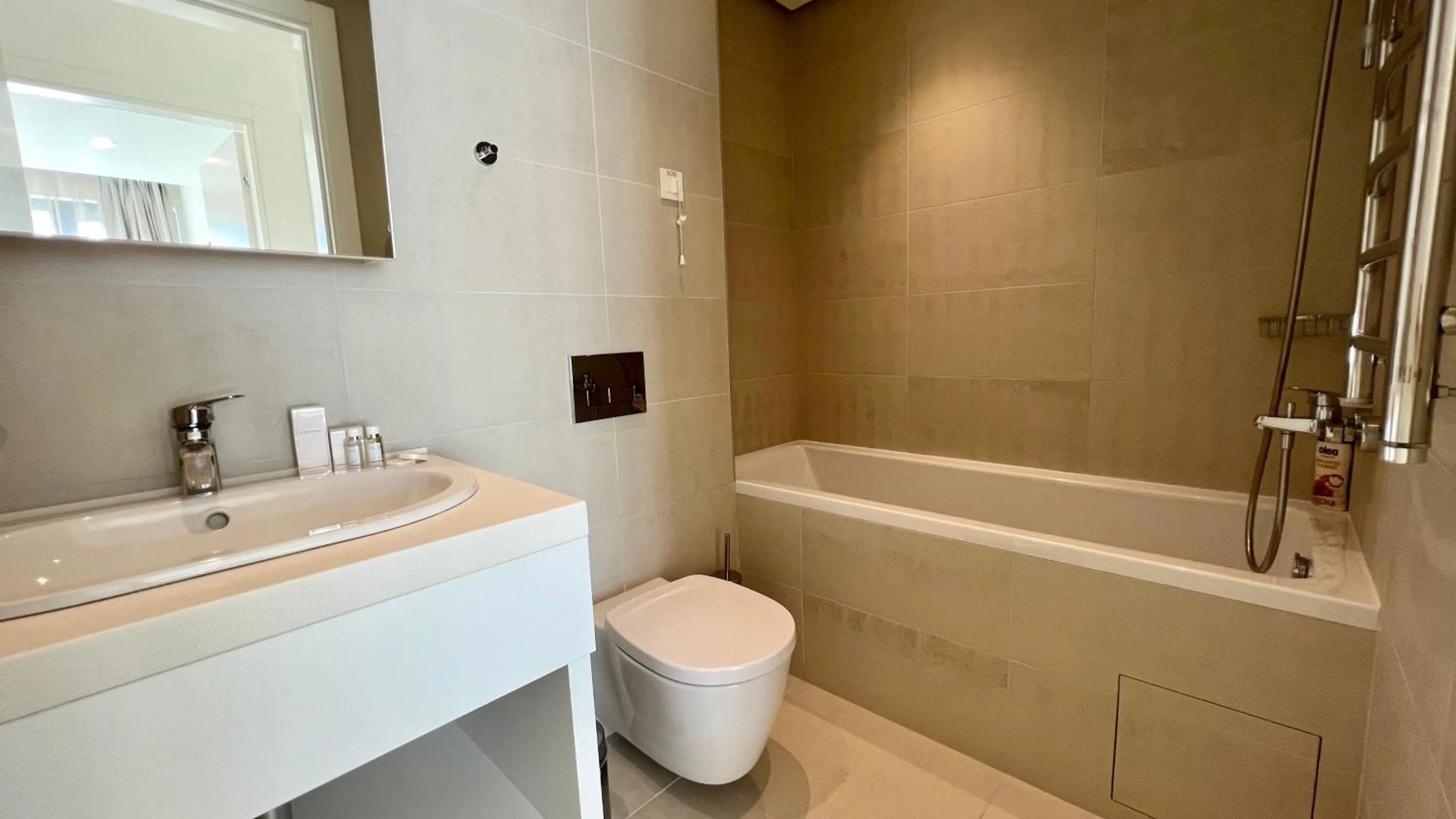 Bathroom in Sunraf Luxe Apartments