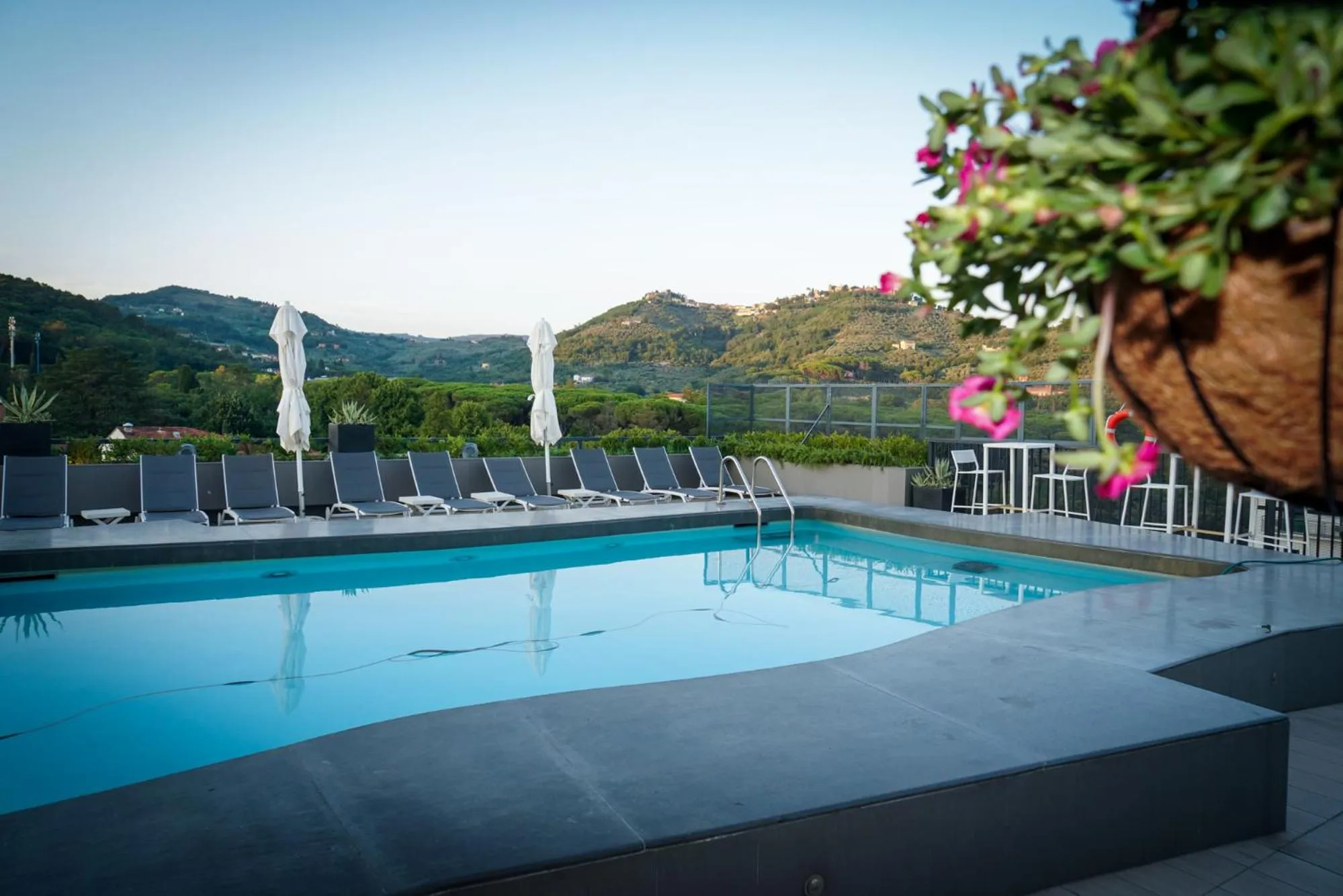 Pool view in LHP Hotel Montecatini Palace & SPA