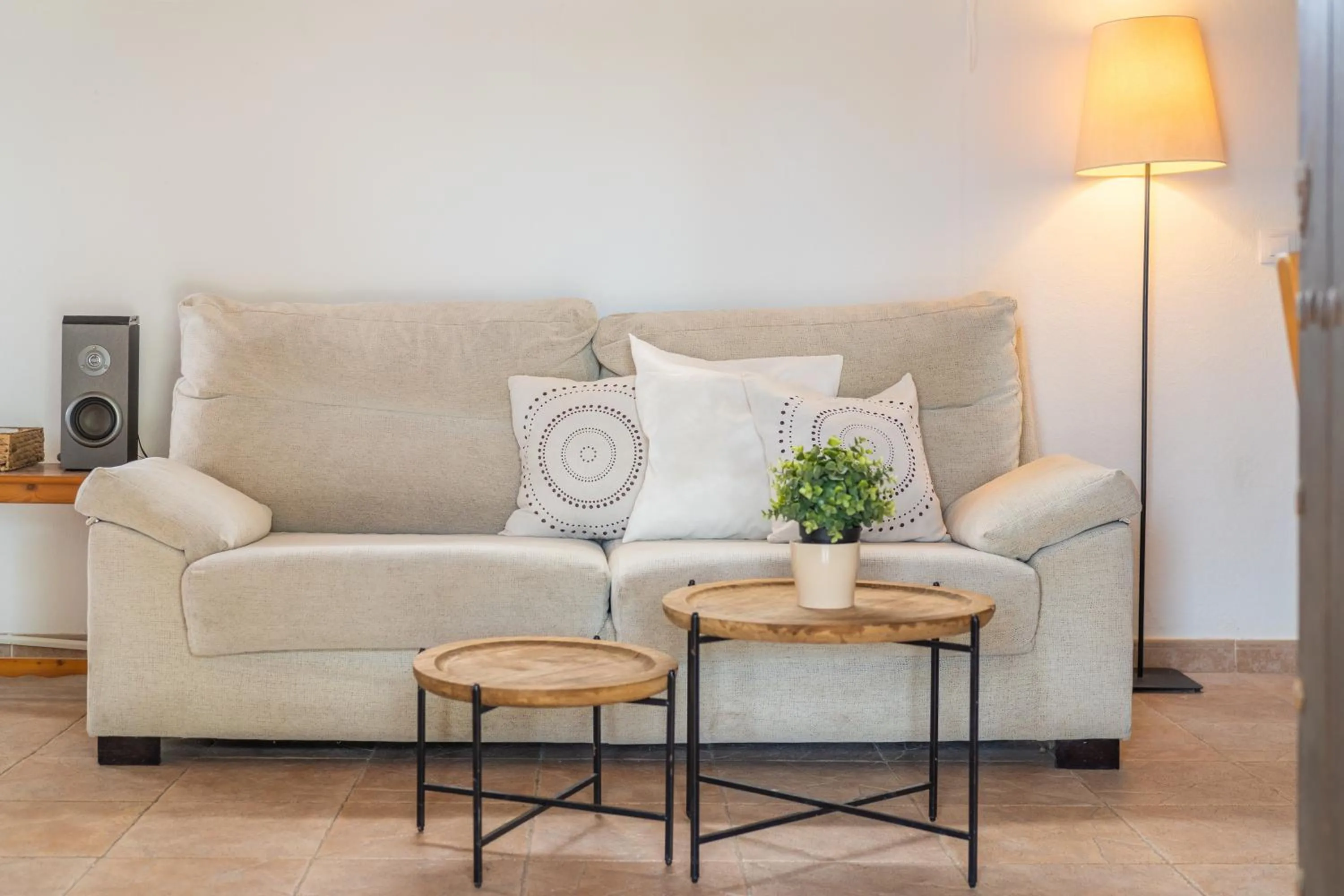 Living room in Villa Pau