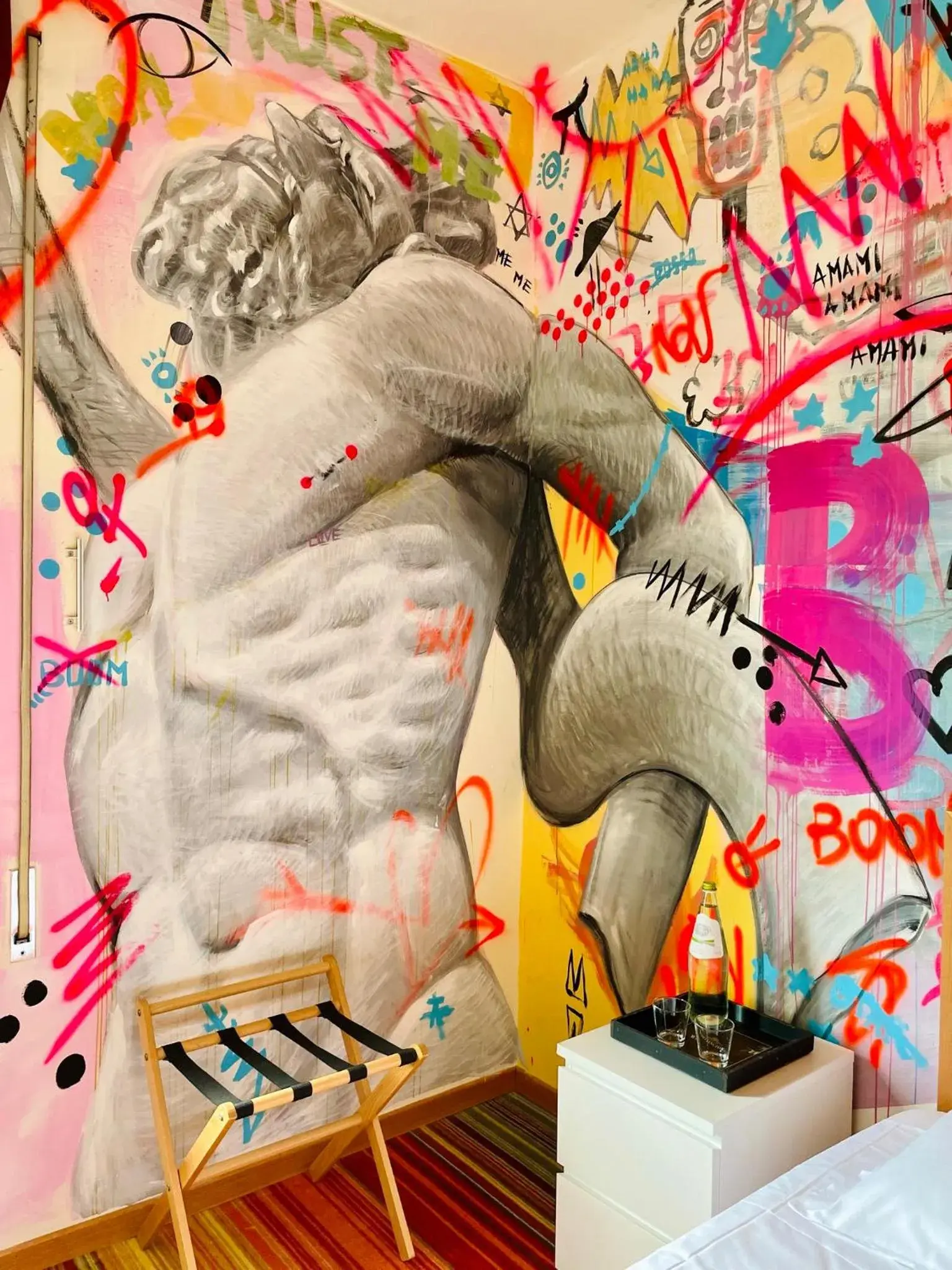 Bedroom in LH Hotel Arca Street Art Bedroom in LH Hotel Arca Street Art