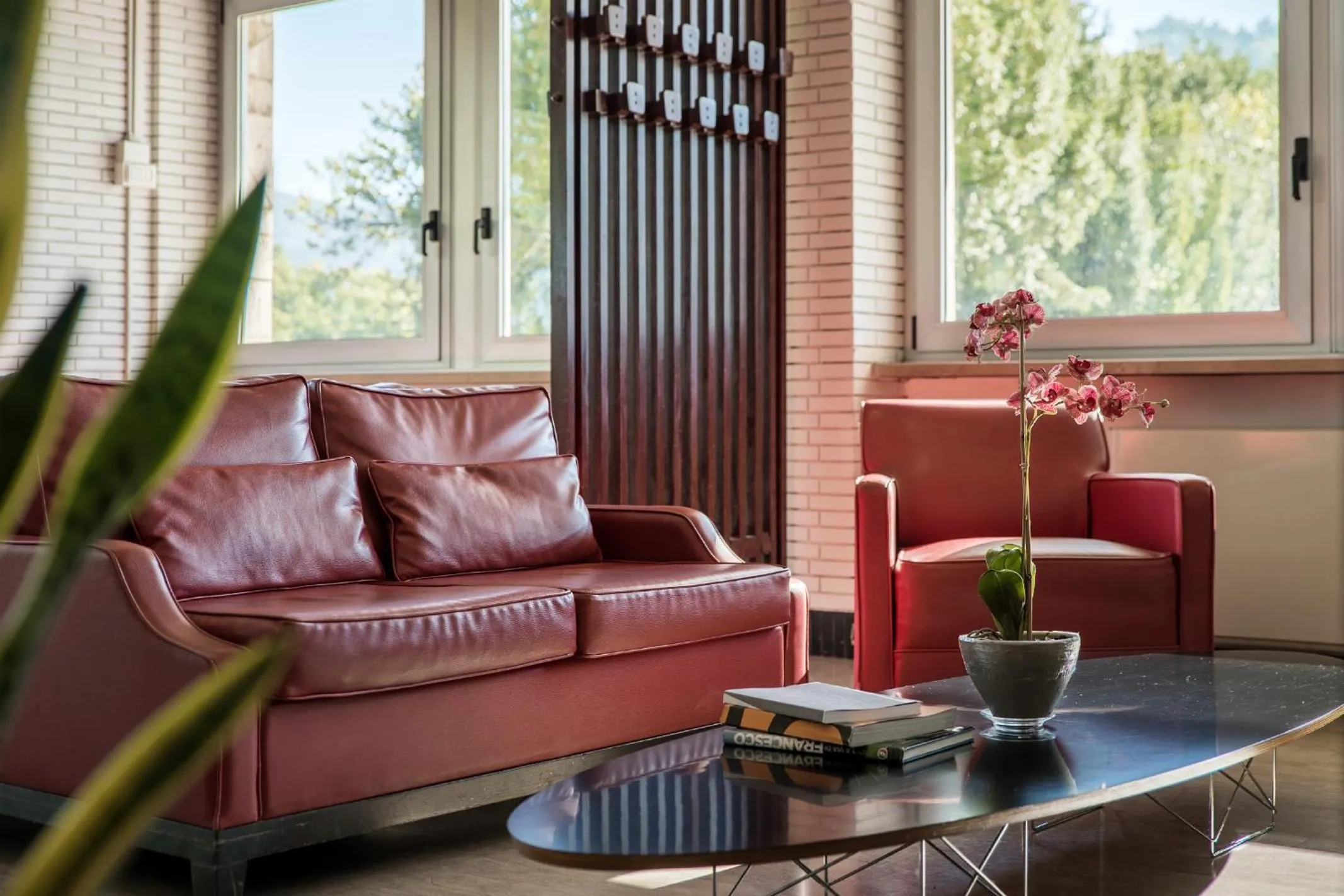 Seating area in LH Hotel Arca Street Art