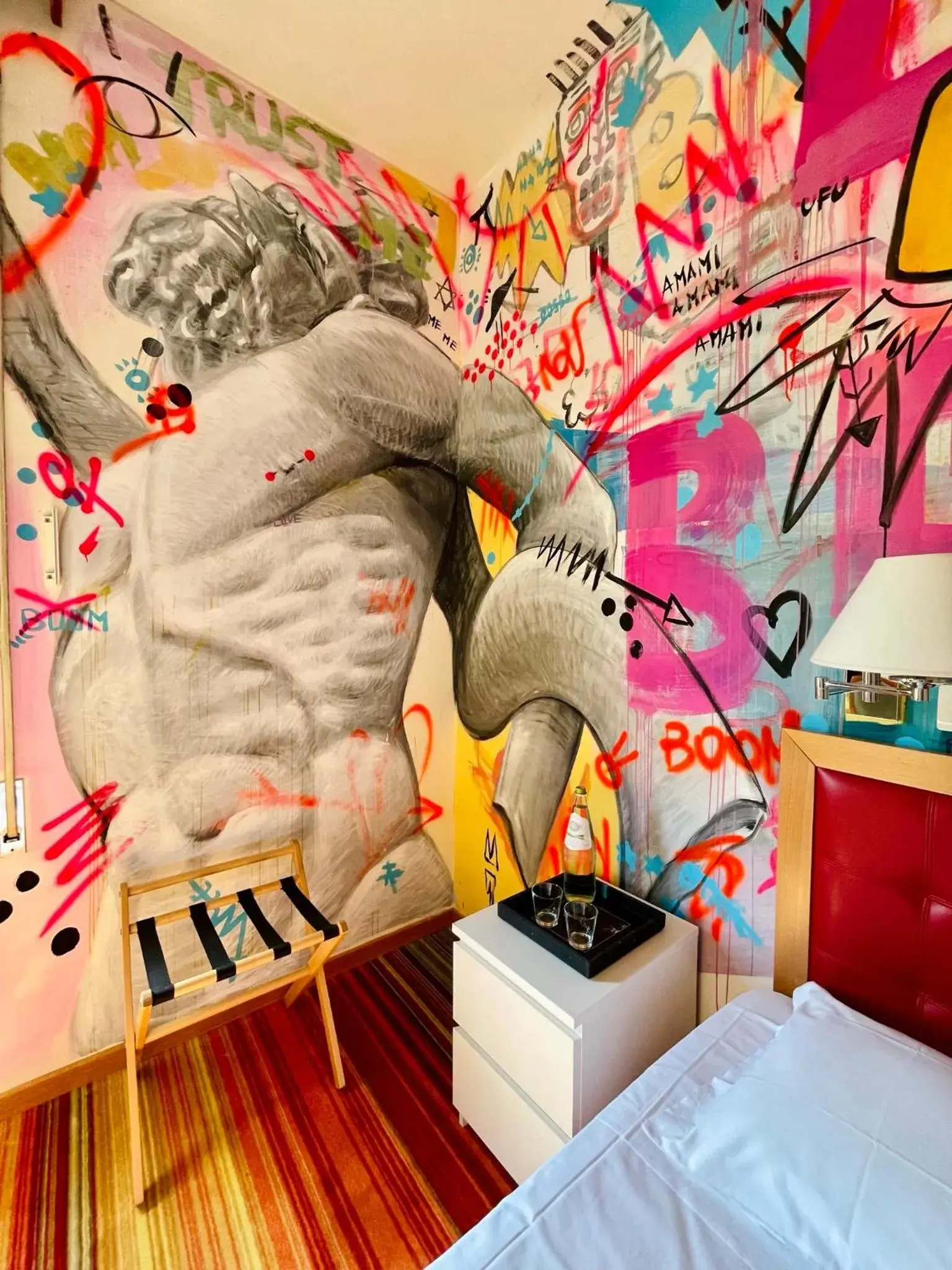 Bedroom, Bed in LH Hotel Arca Street Art Bedroom, Bed in LH Hotel Arca Street Art