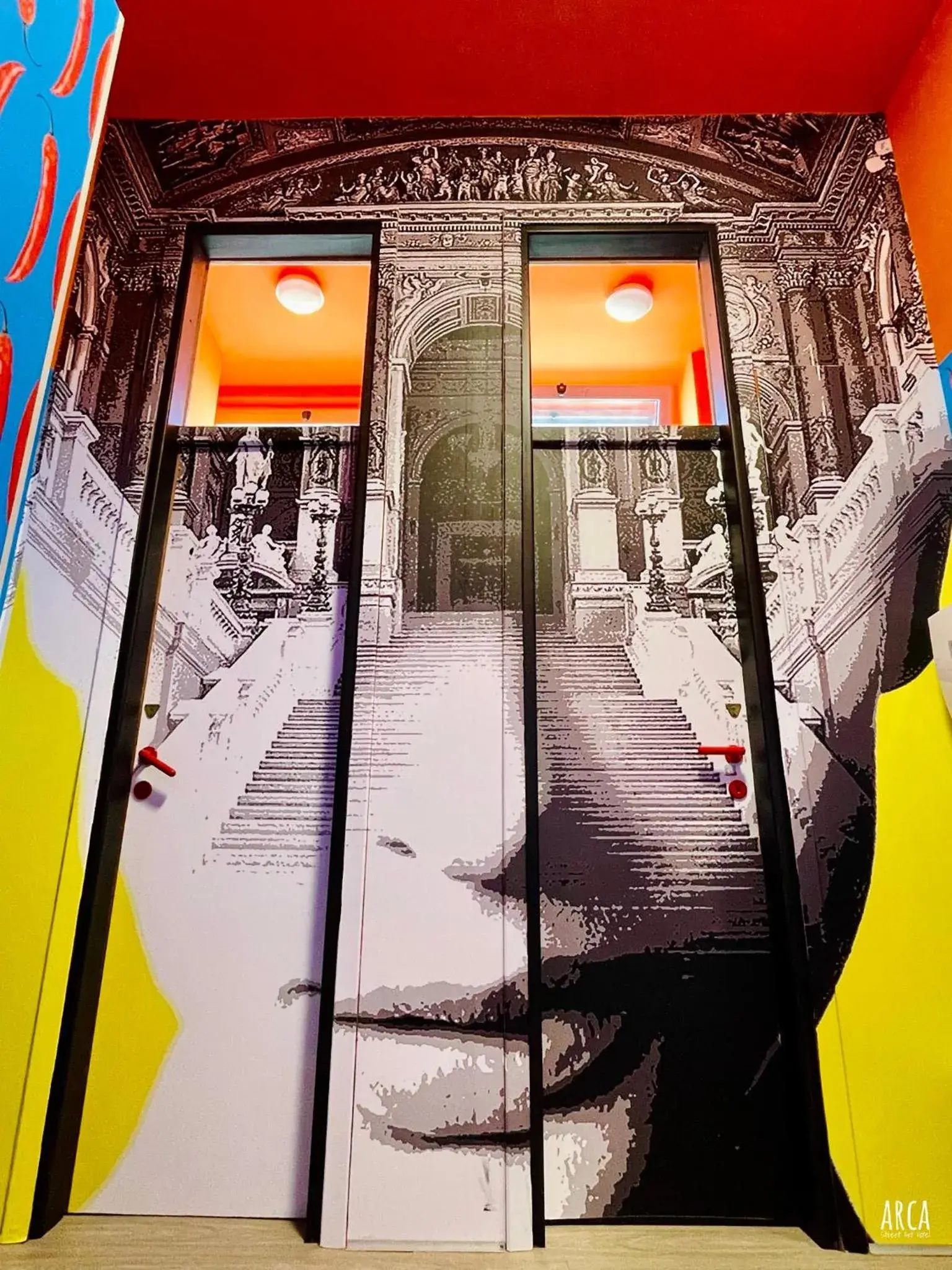 Lobby or reception in LH Hotel Arca Street Art Lobby or reception in LH Hotel Arca Street Art