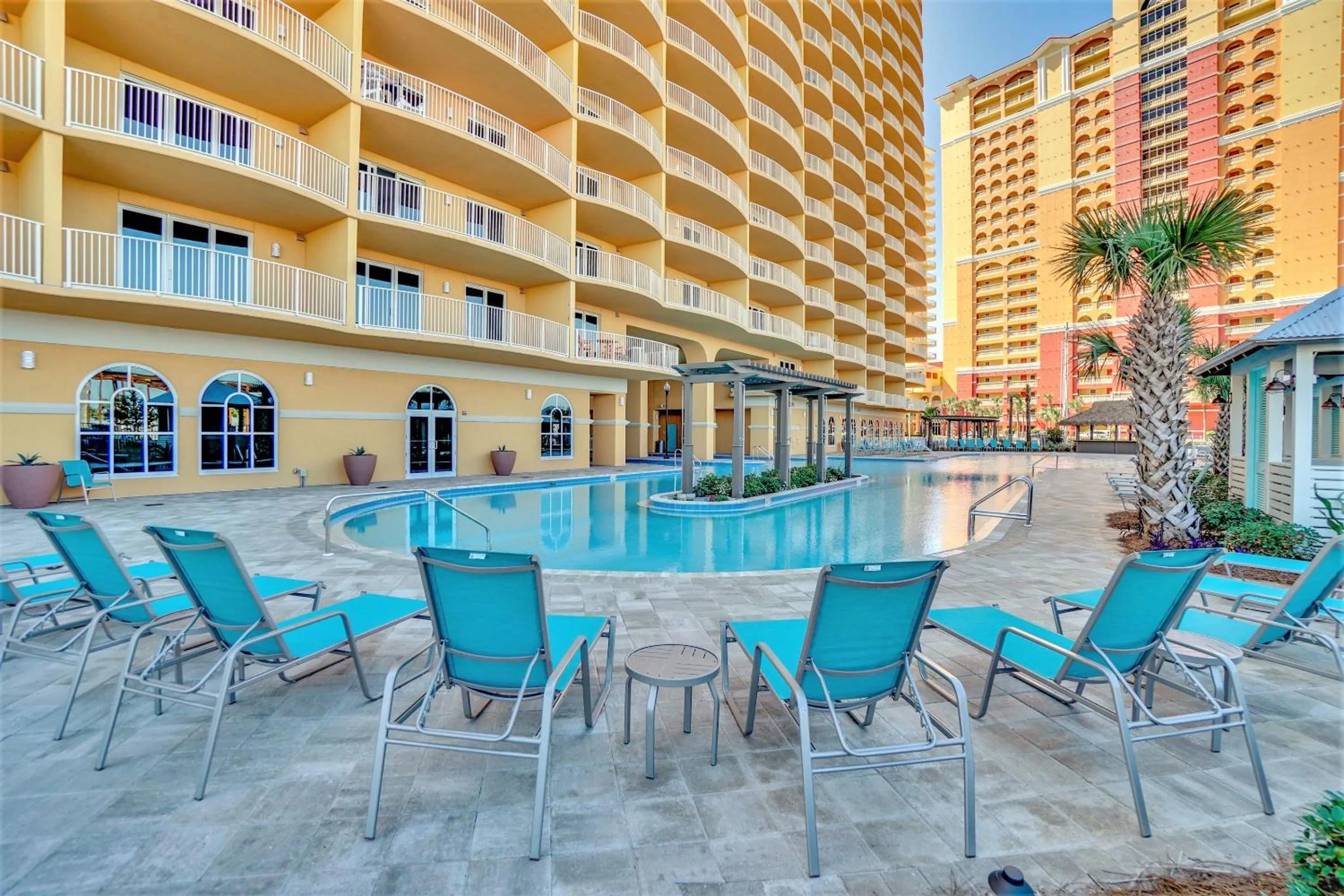 Property building in Calypso Resort Tower 3 by Panhandle Getaways