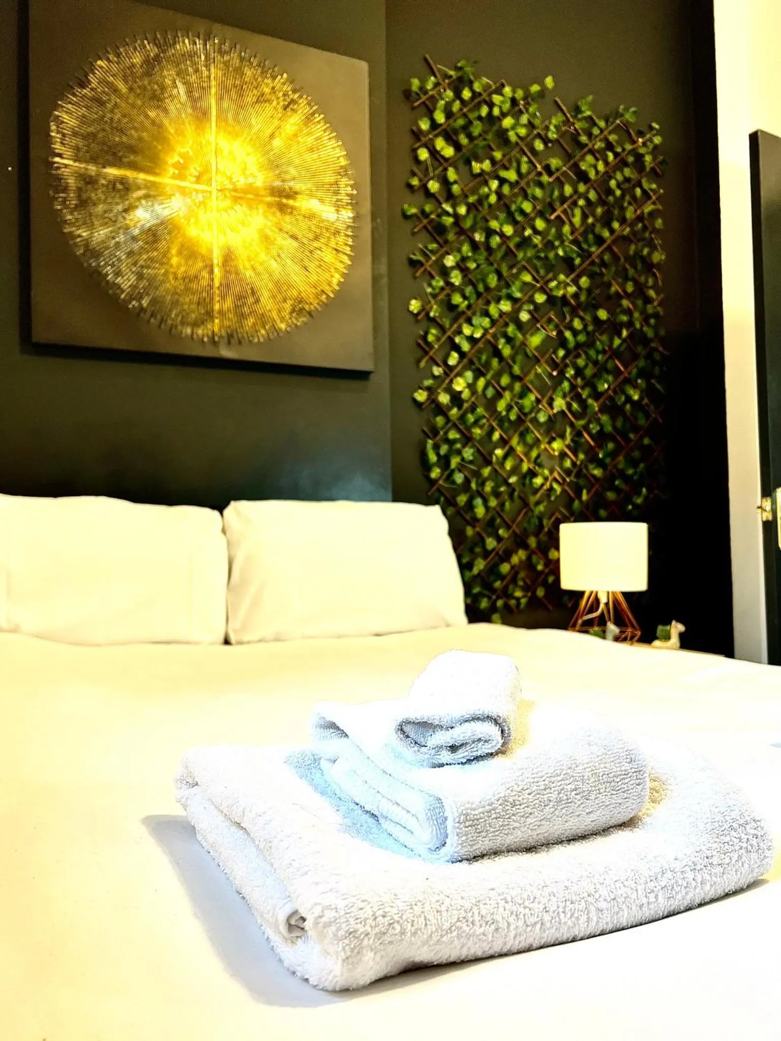 Bed in Duke and Duchess Apartments and Rooms - Private in Room Hot Tub Suites