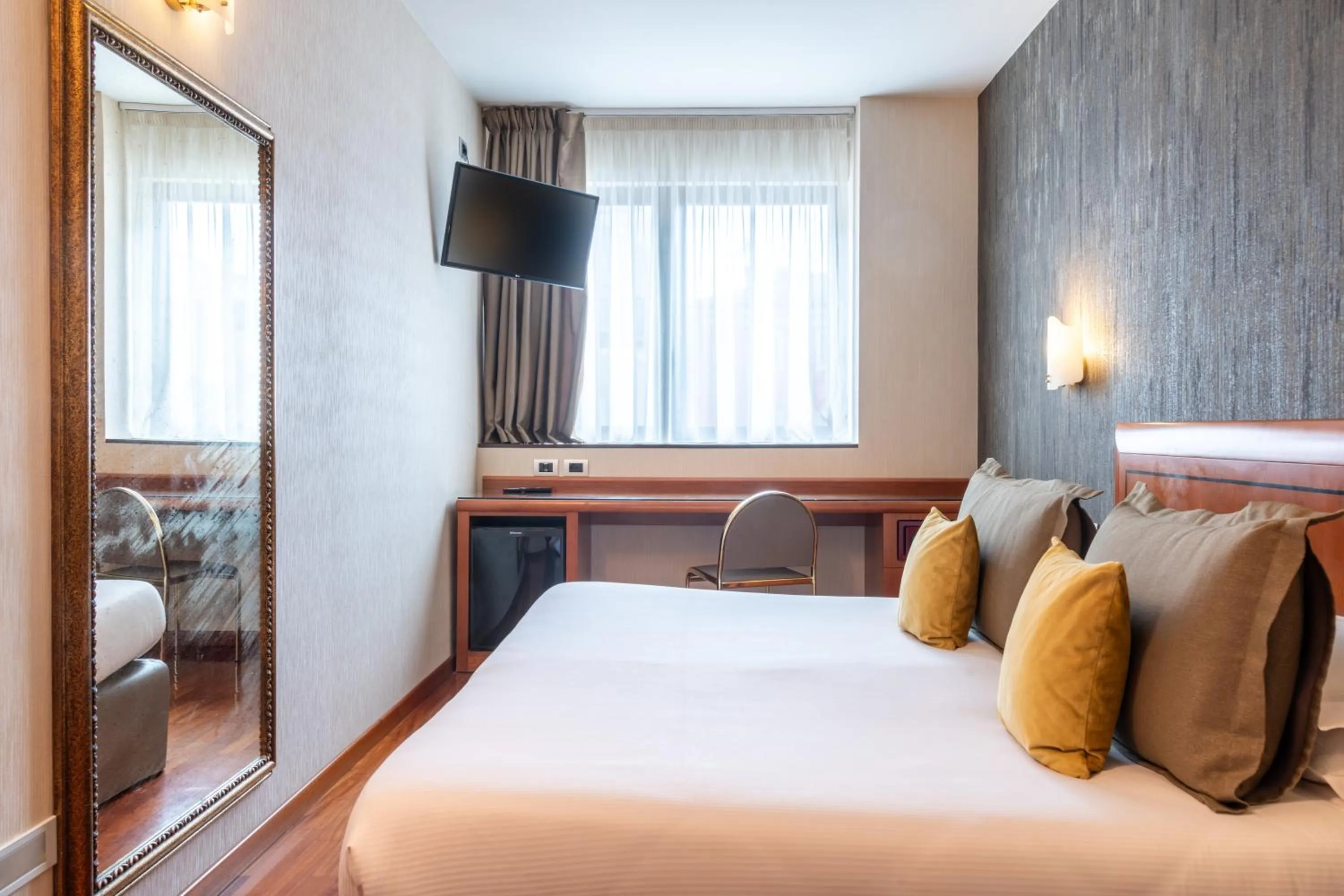 Bed in Hotel Palace Verona