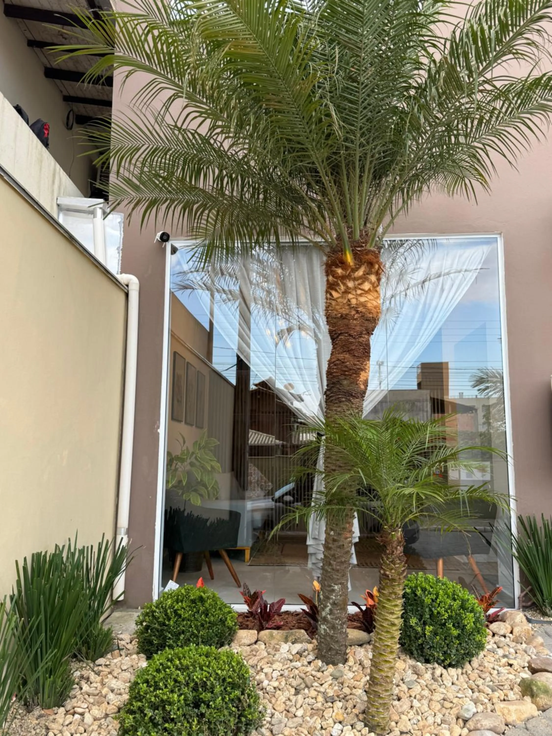 Garden view in Pousada Safari