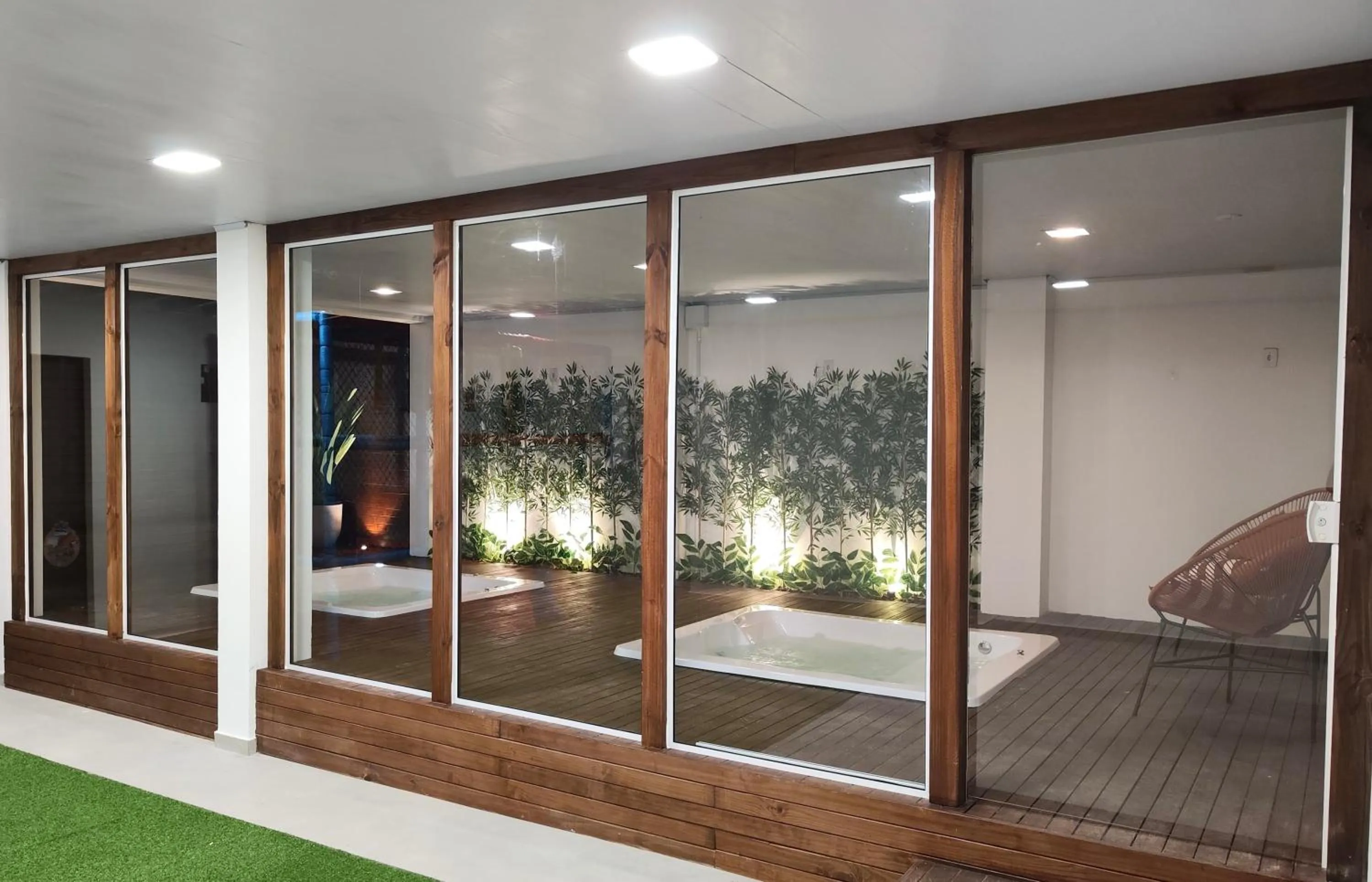 Hot Tub in Pousada Safari