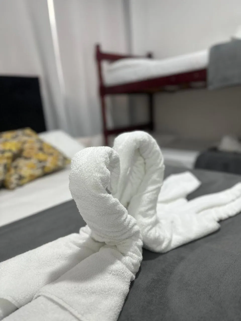 towels, Bed in Pousada Safari