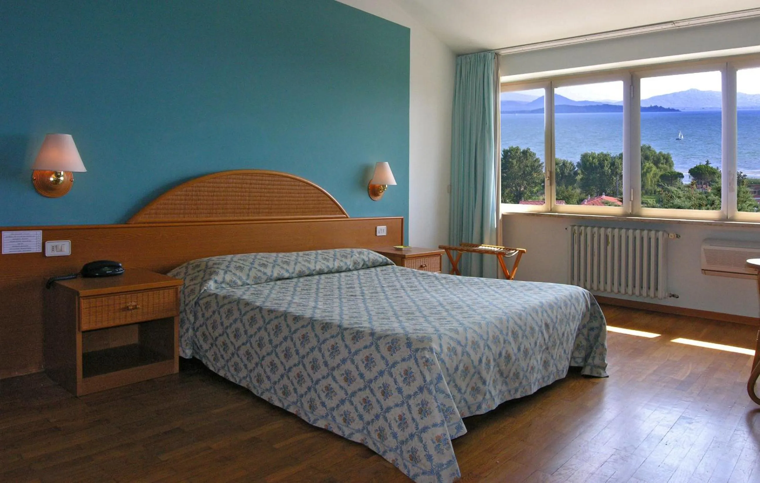 Bed in Hotel Cavalieri
