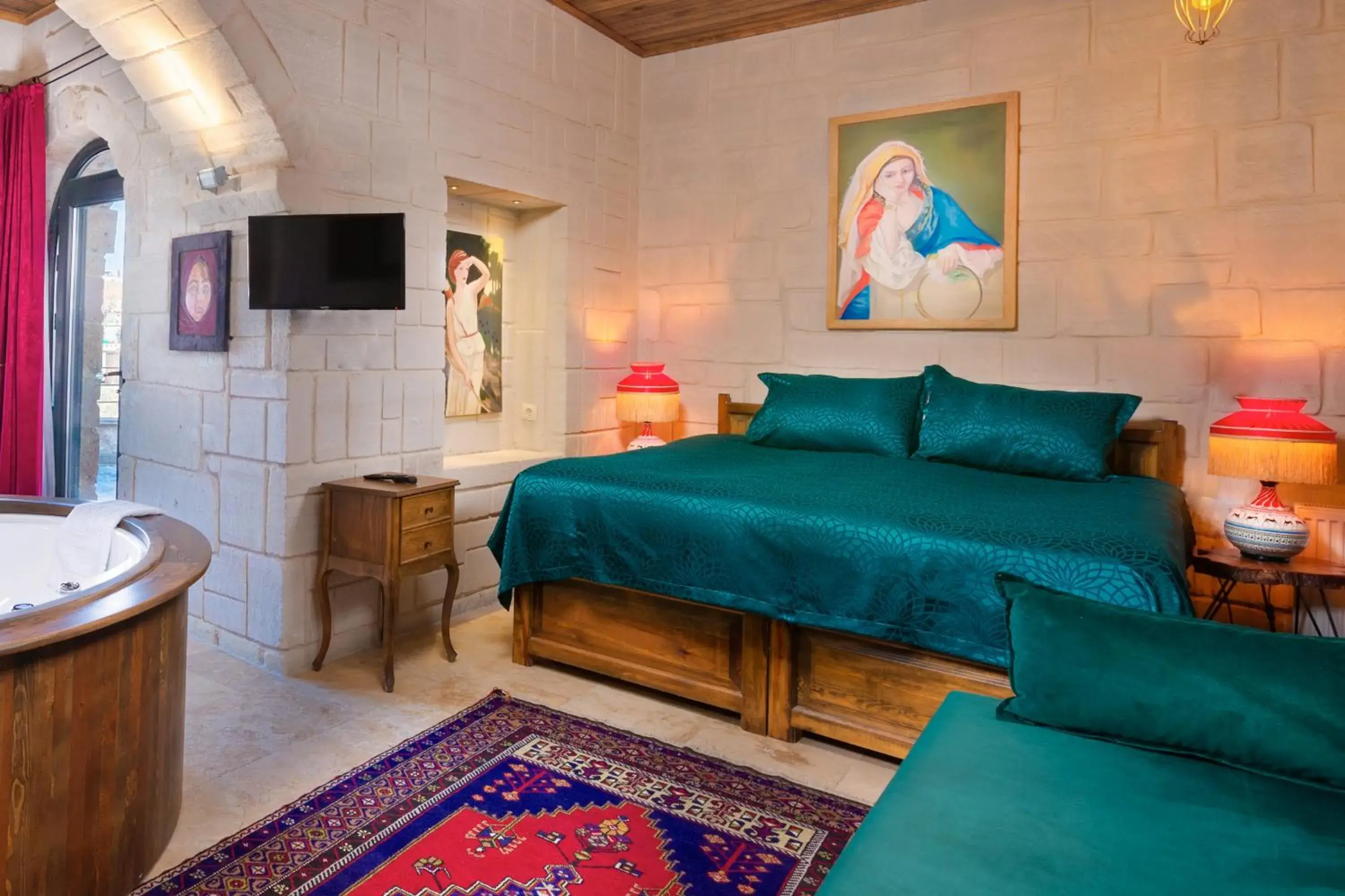 Bedroom in Megaron Cave Hotel Cappadocia Bedroom in Megaron Cave Hotel Cappadocia