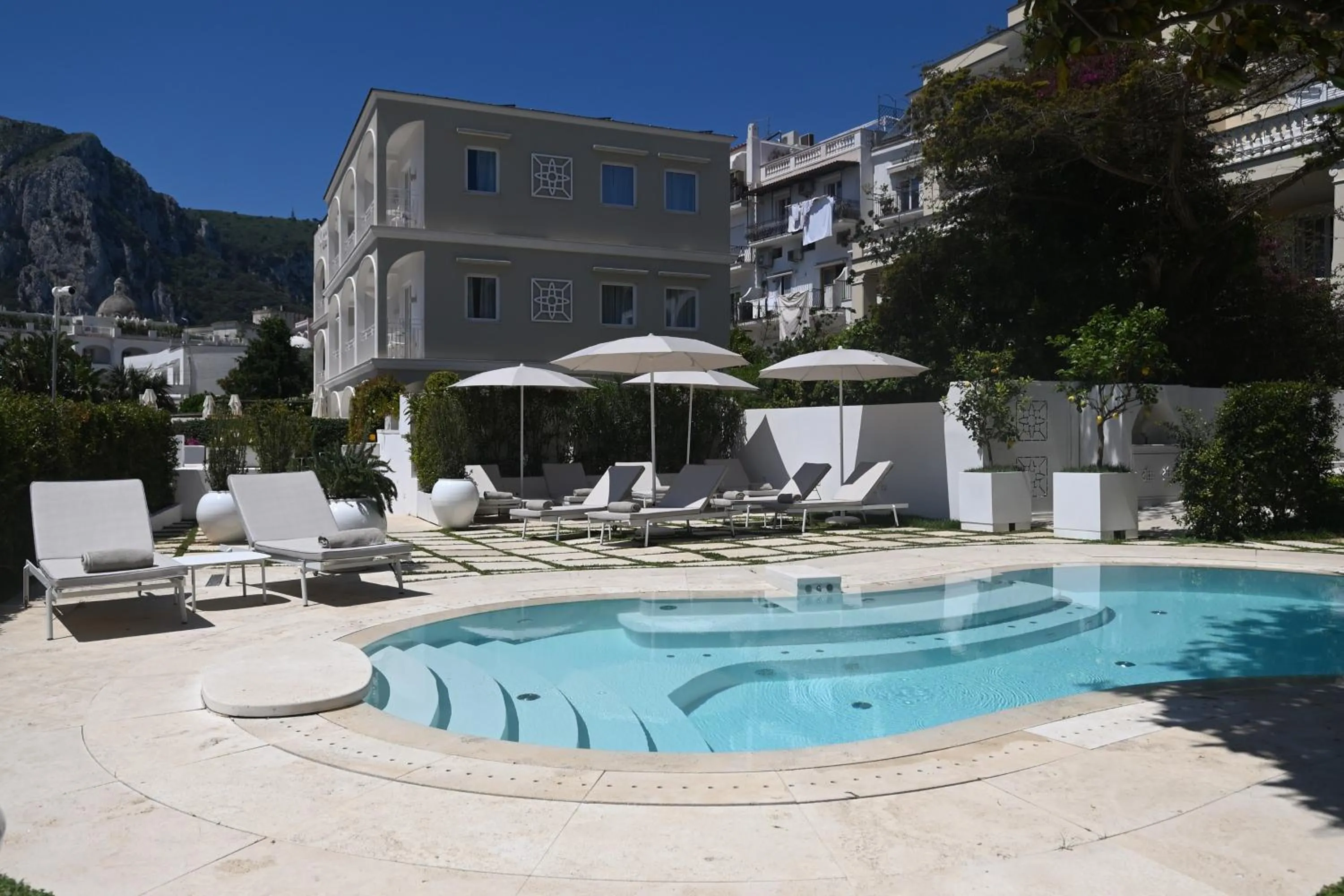 Swimming pool in Pazziella Garden & Suites