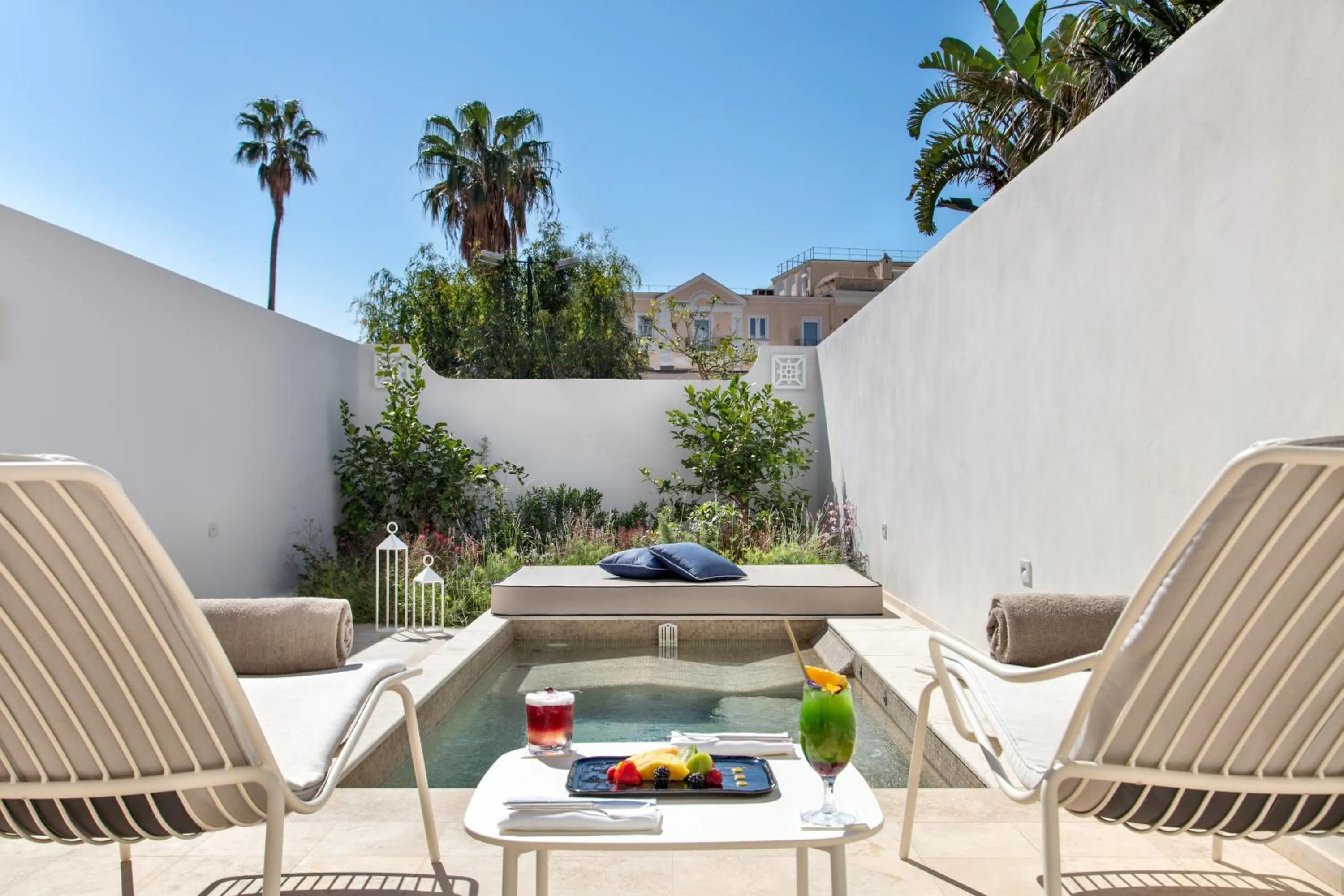 Swimming pool in Pazziella Garden & Suites