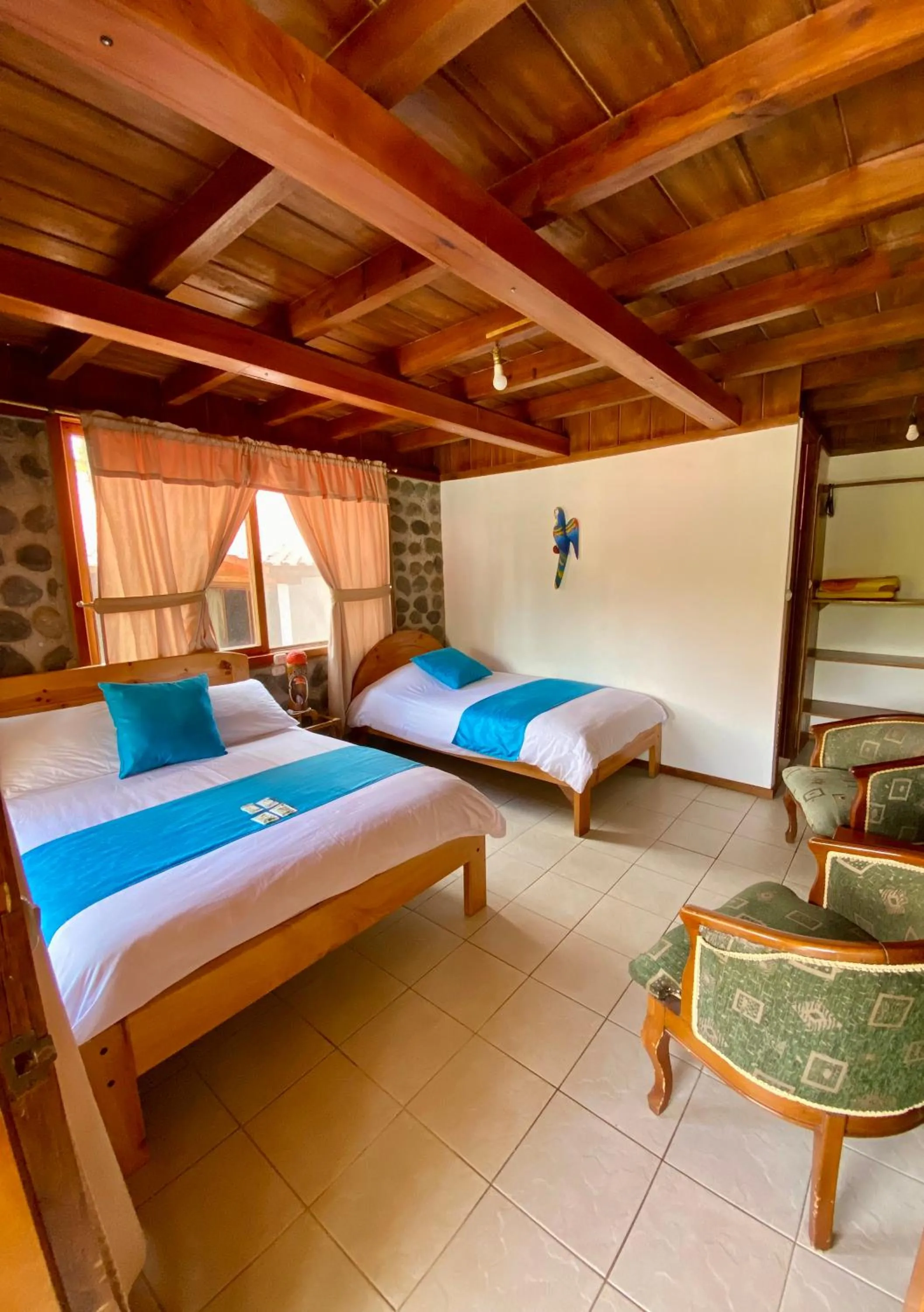 Bed in Hostería Arasari