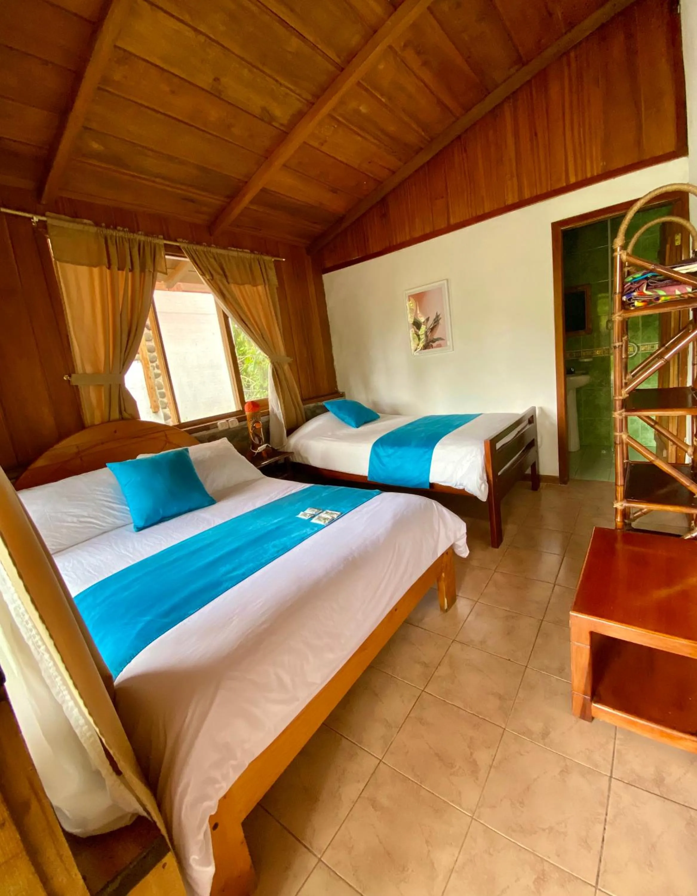 Bed in Hostería Arasari