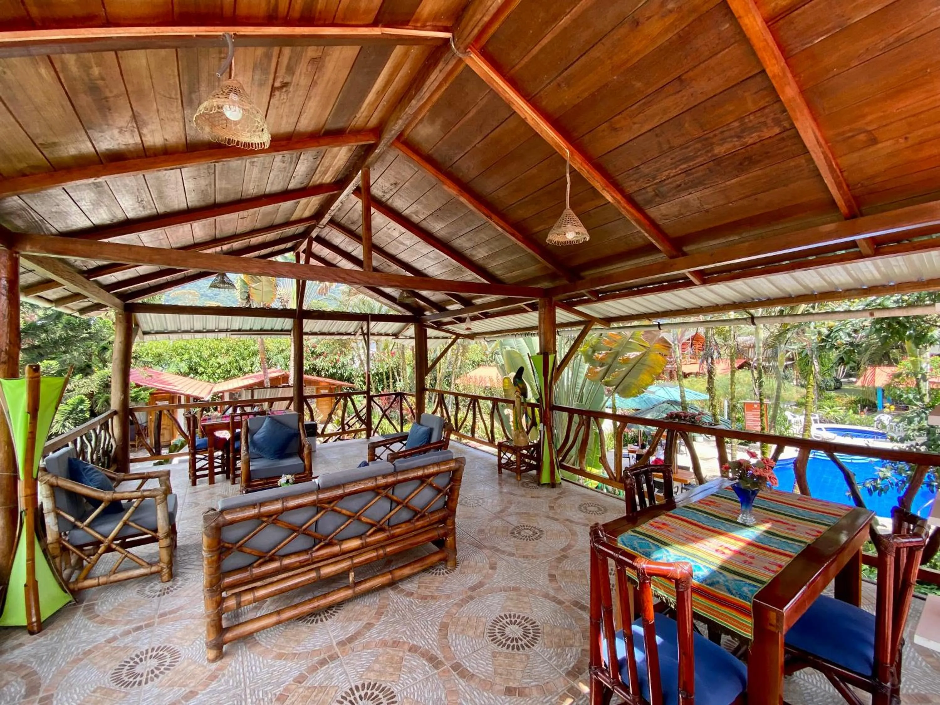 Patio in Hostería Arasari