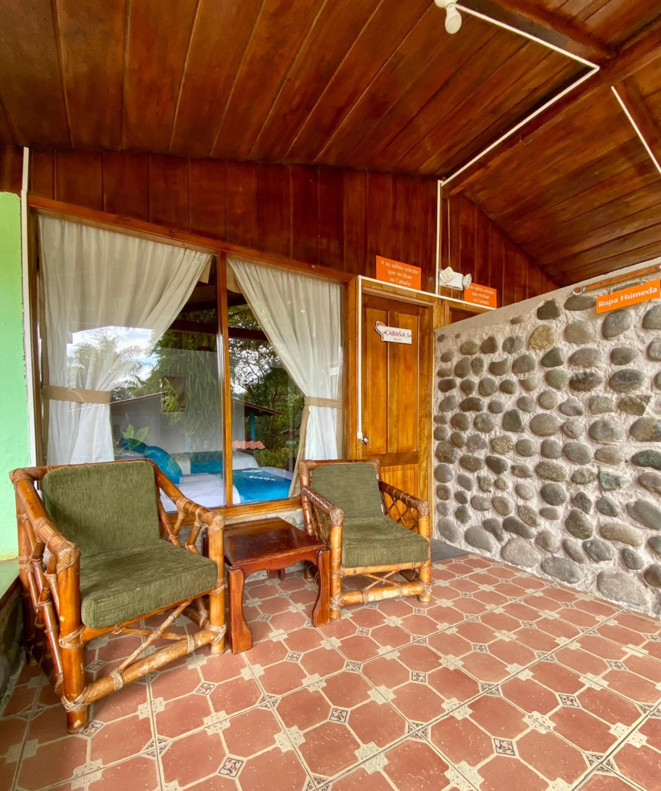 Patio in Hostería Arasari