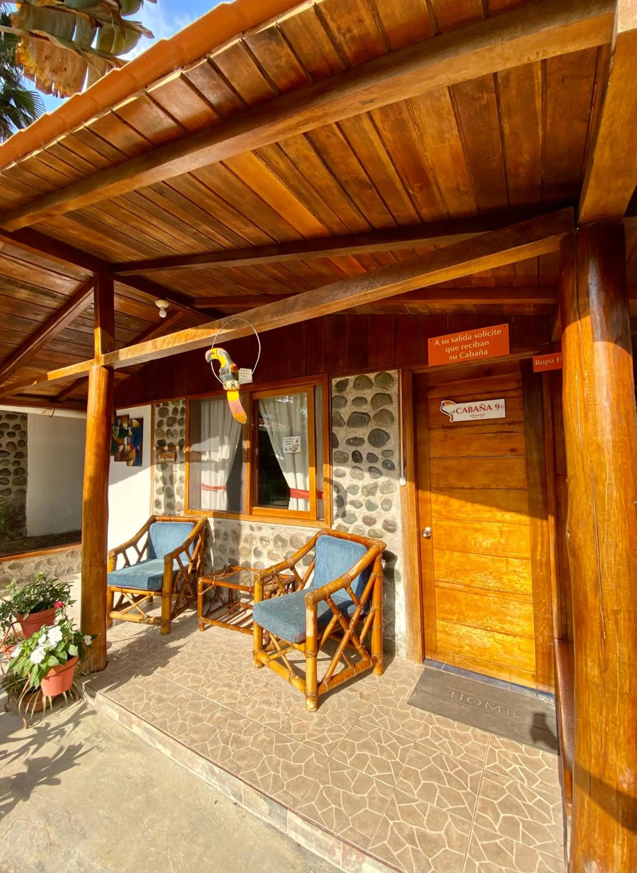 Patio in Hostería Arasari