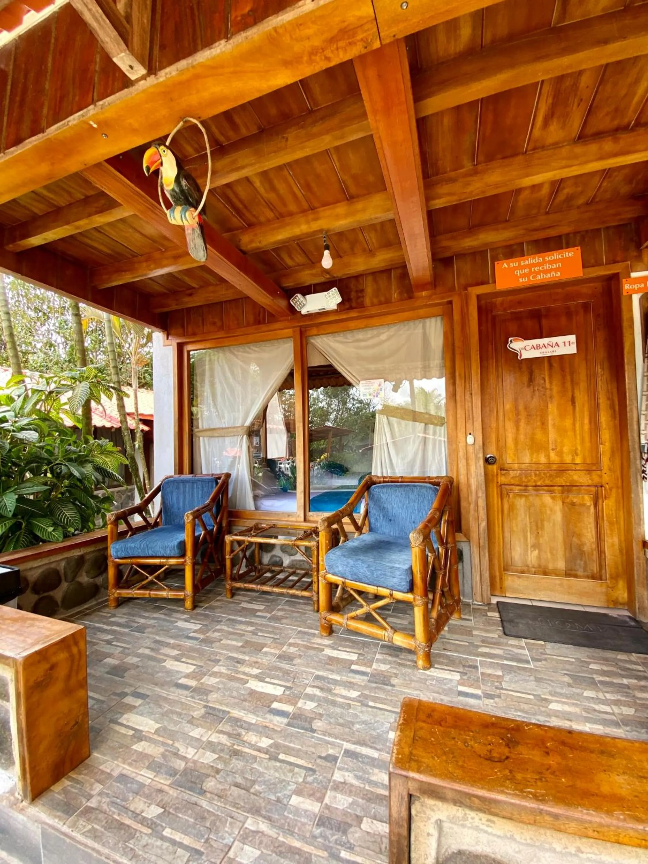 Patio in Hostería Arasari