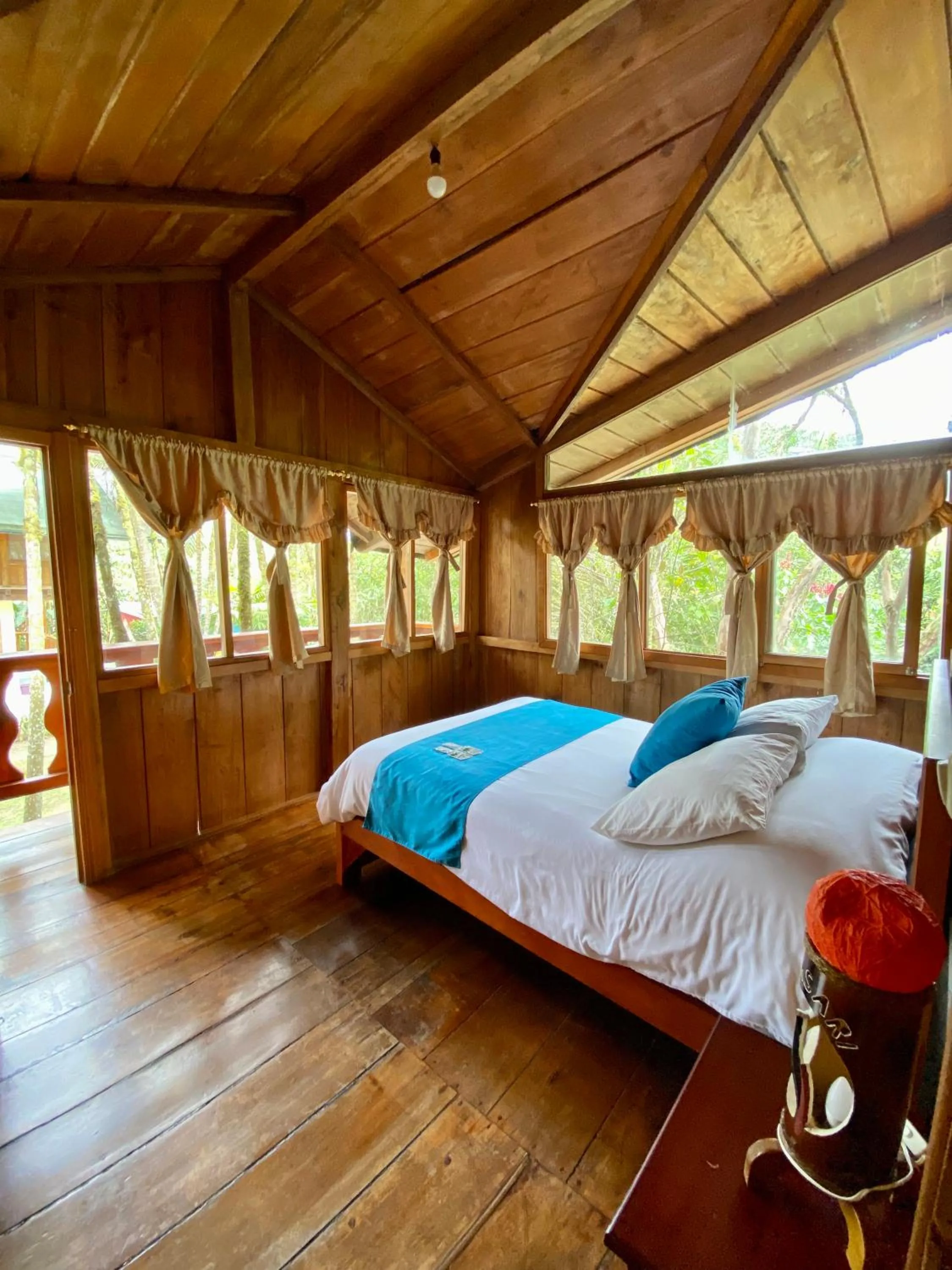 Bed in Hostería Arasari