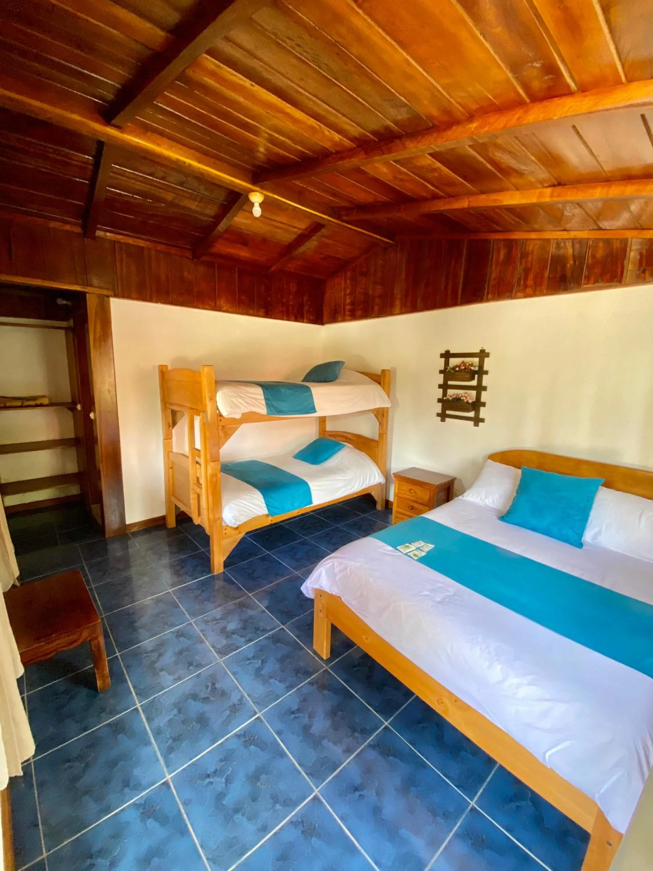 Bed in Hostería Arasari