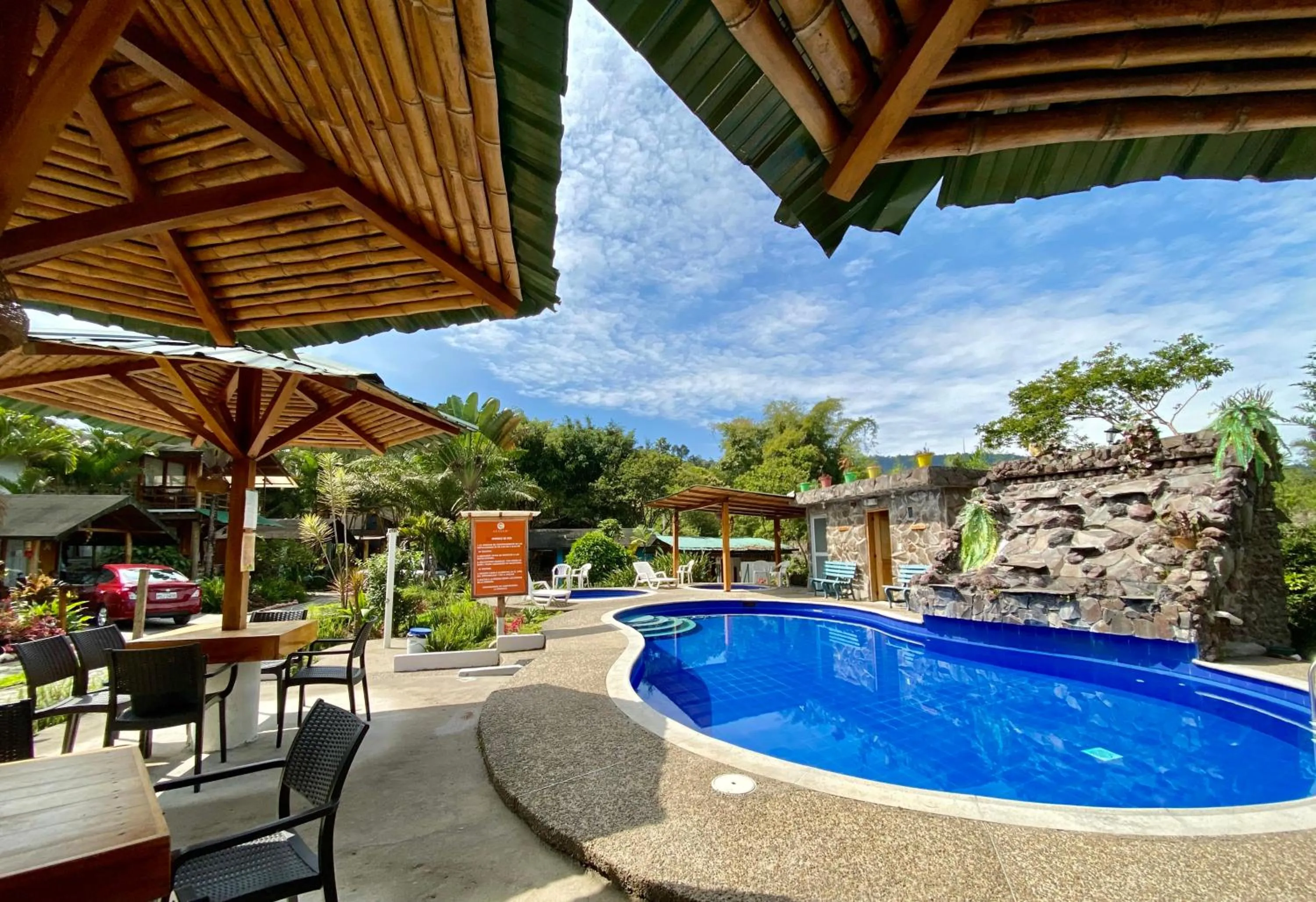 Patio in Hostería Arasari