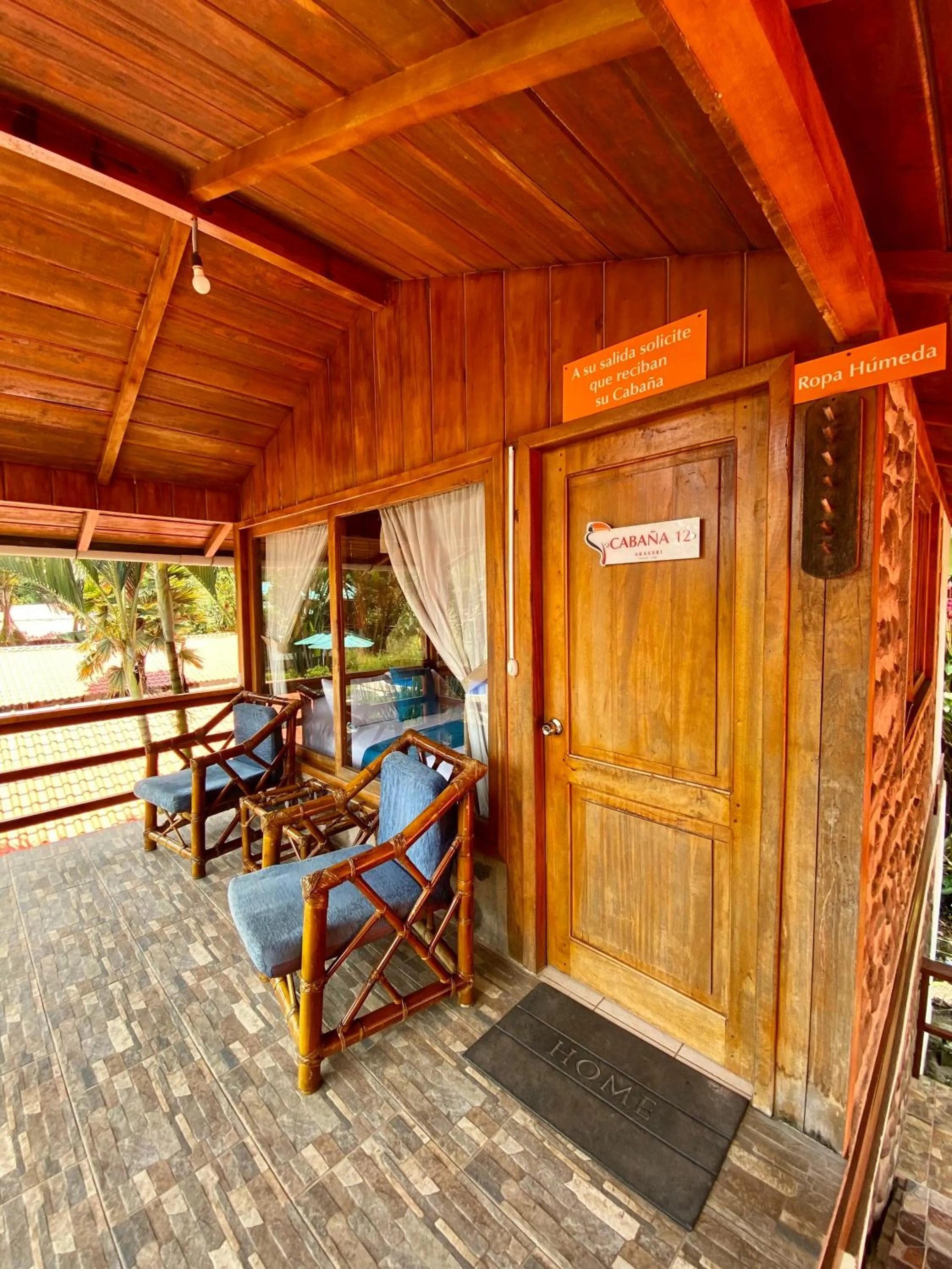 Patio in Hostería Arasari