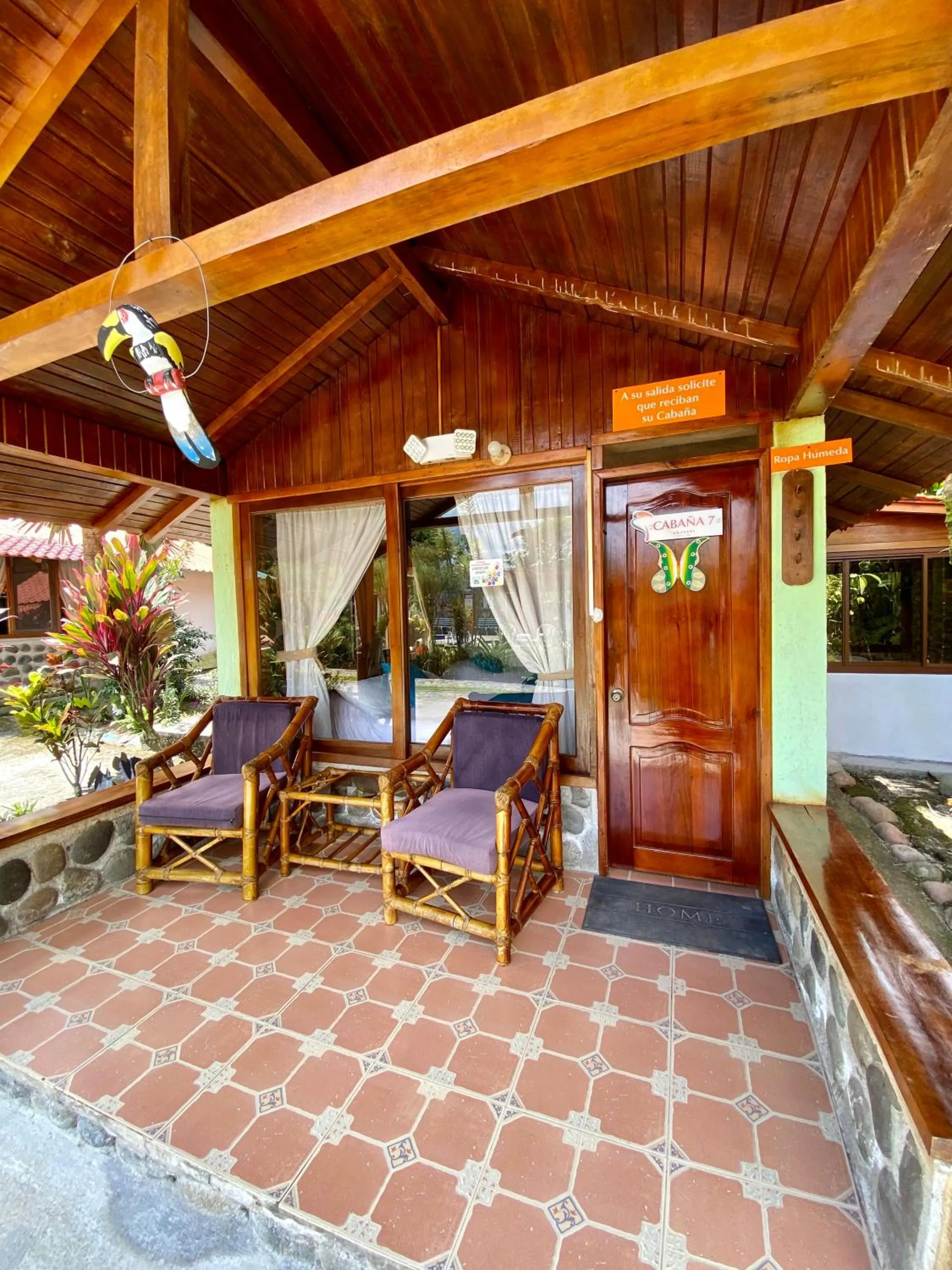 Patio in Hostería Arasari