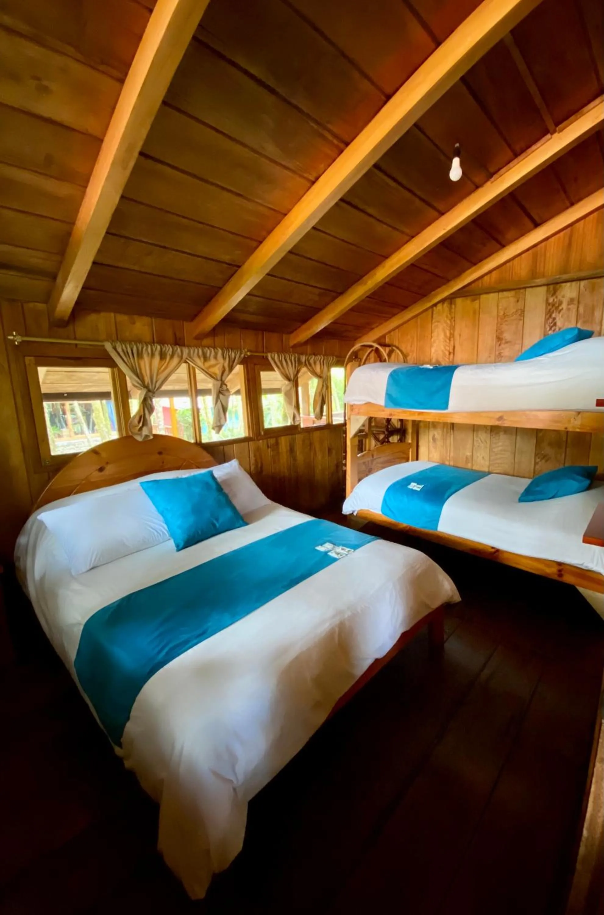 Bed in Hostería Arasari