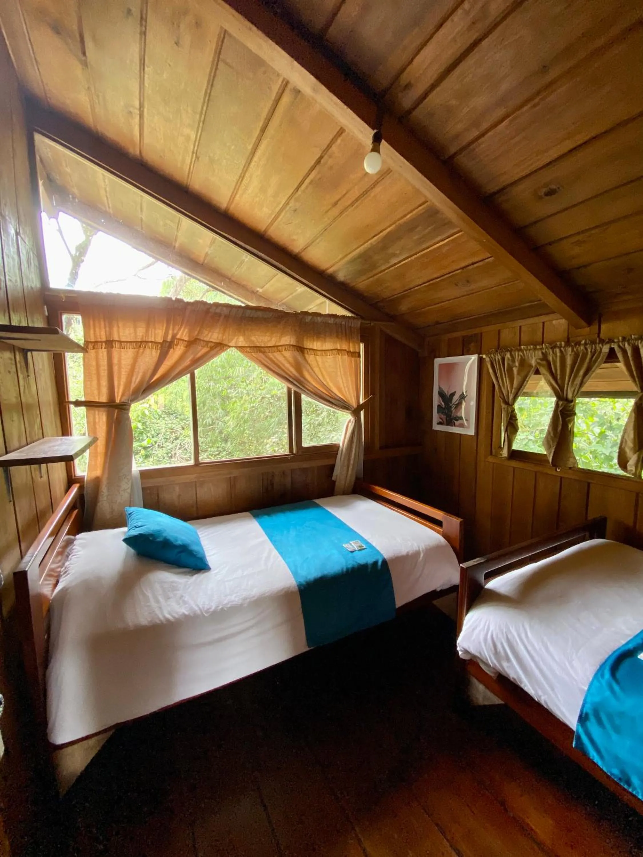 Bed in Hostería Arasari