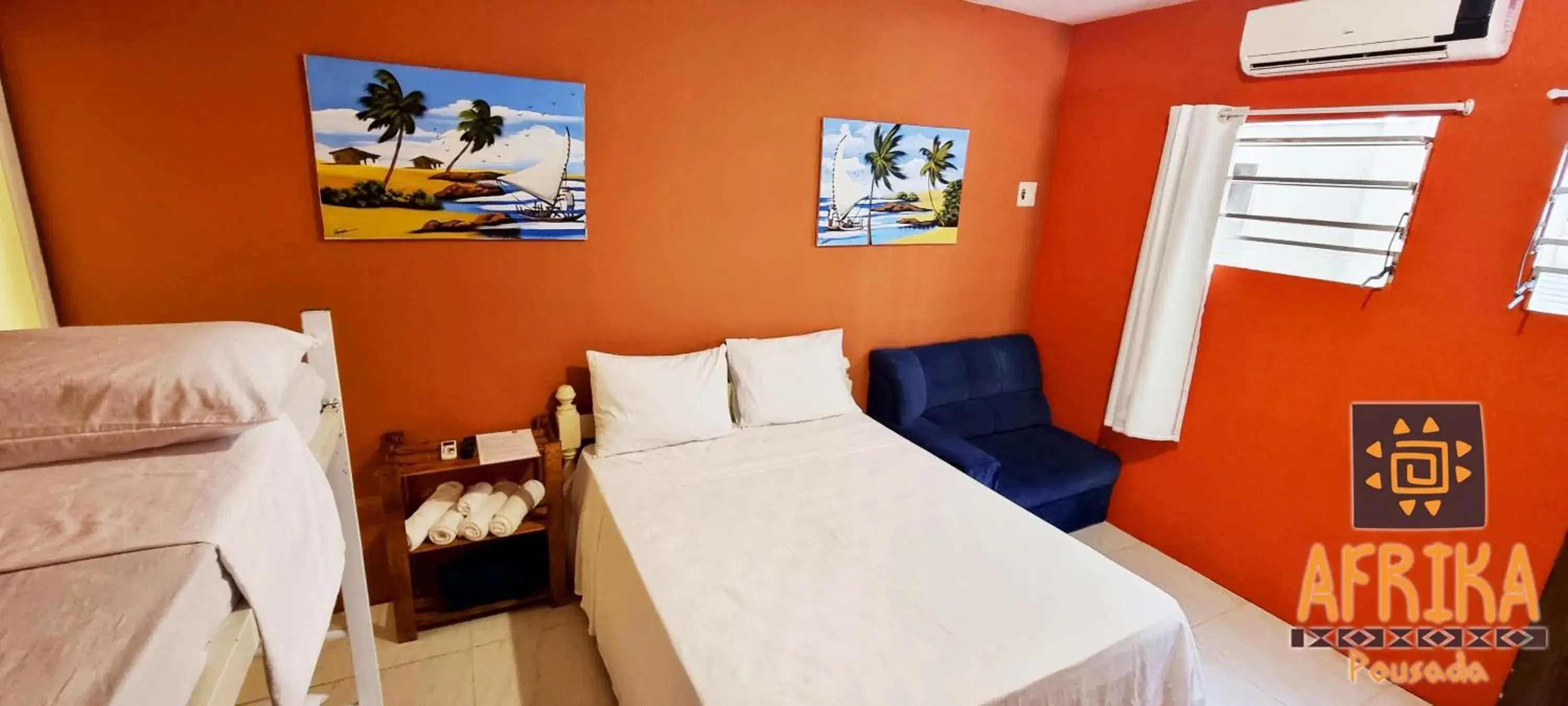 Luxury Quadruple Room in Pousada Afrika Luxury Quadruple Room in Pousada Afrika