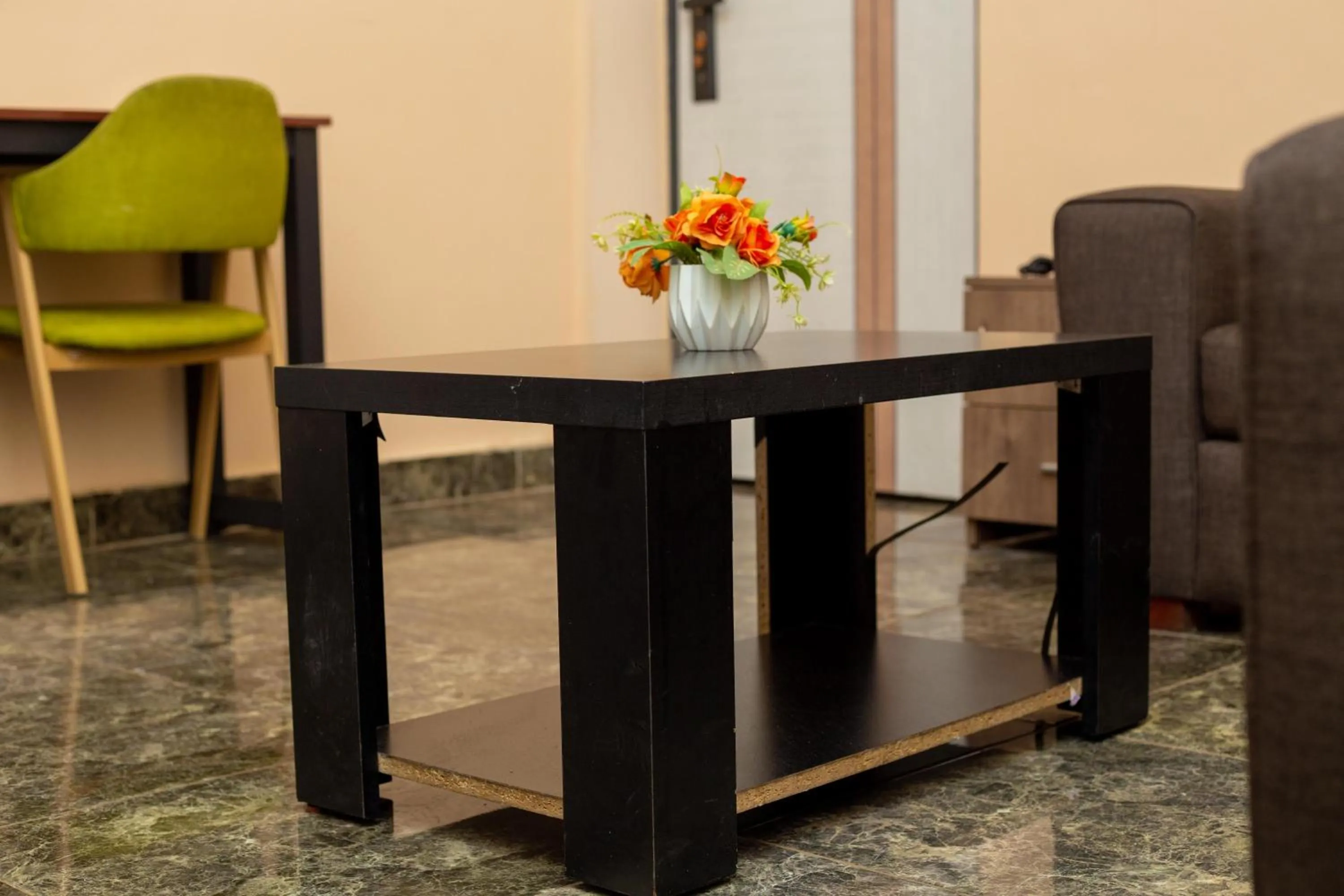 Living room in High Level Apartment