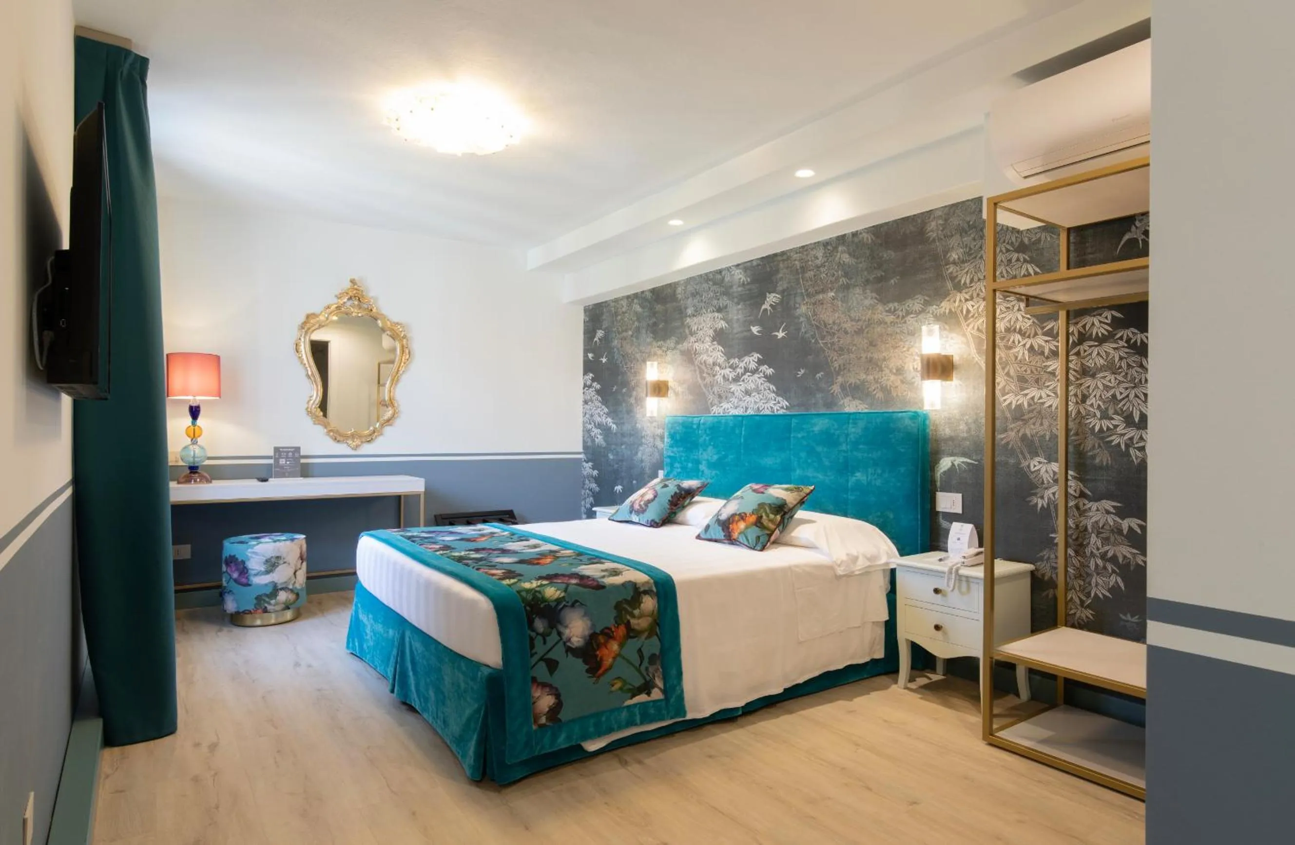 Bed in Hotel Principe