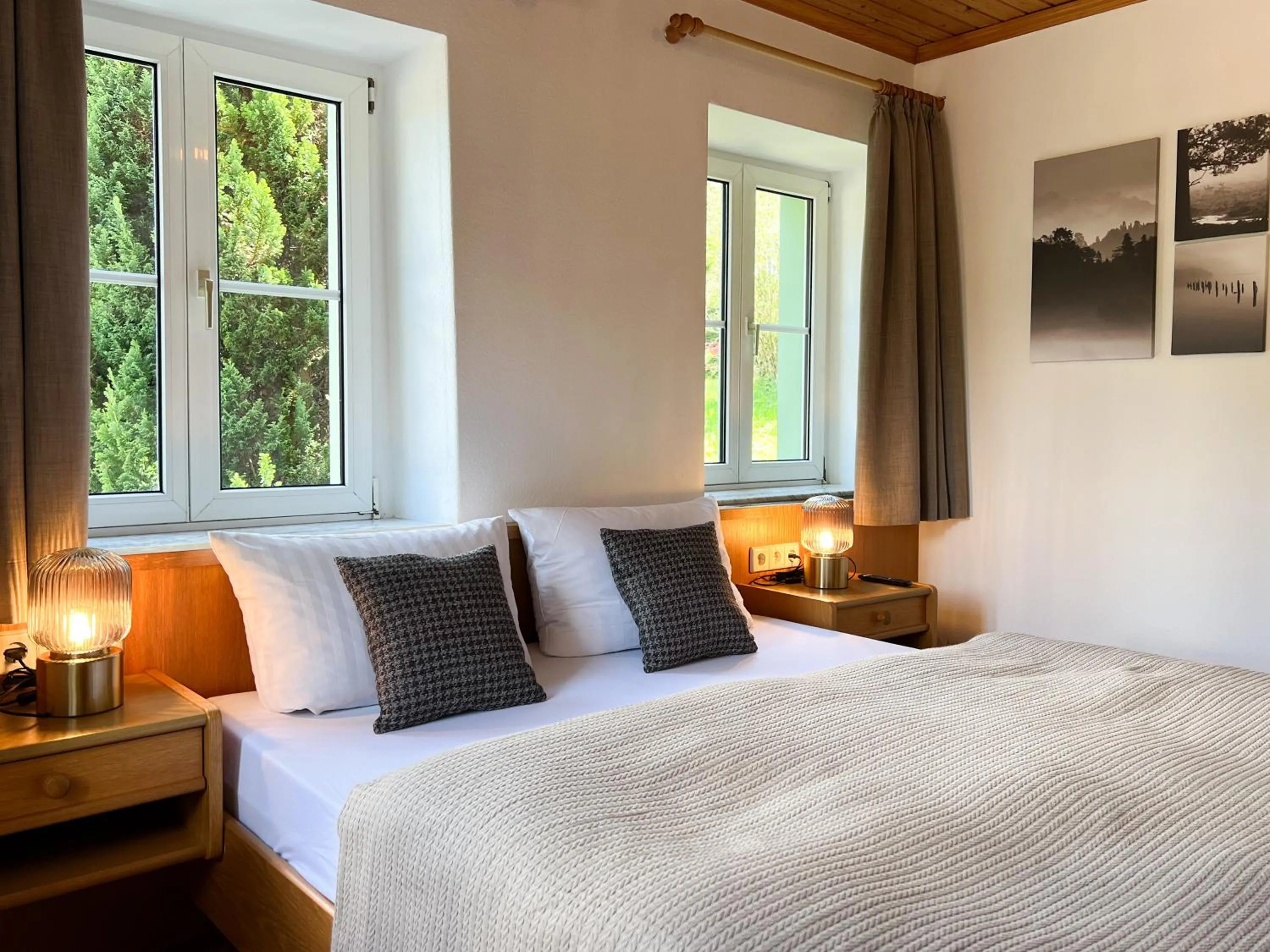 Bed in Schwarzwald Apartments im Haus Tanneck - Feldberg - Titisee